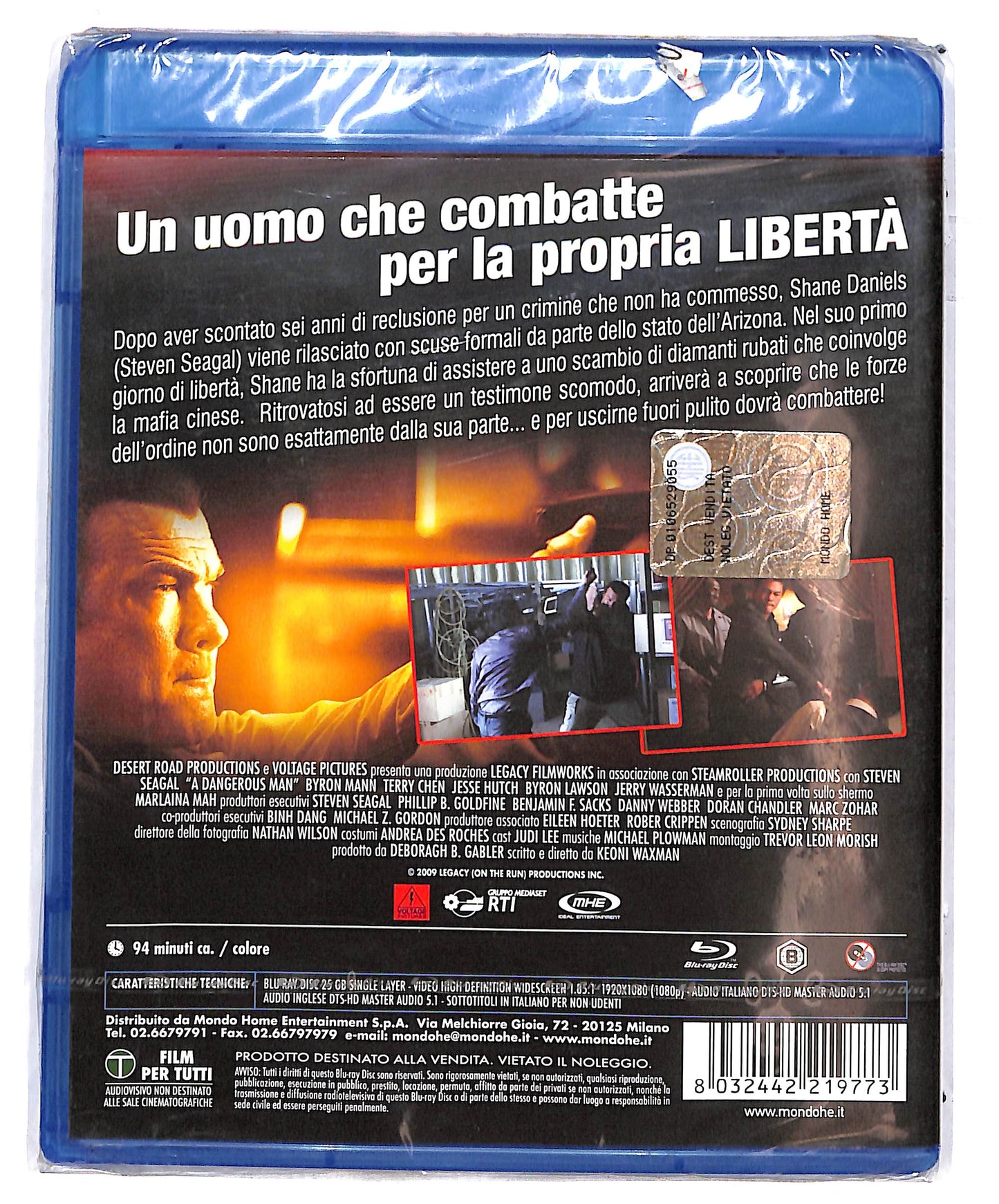 EBOND A Dangerous Man - solo contro tutti BLURAY BLURAY D695730