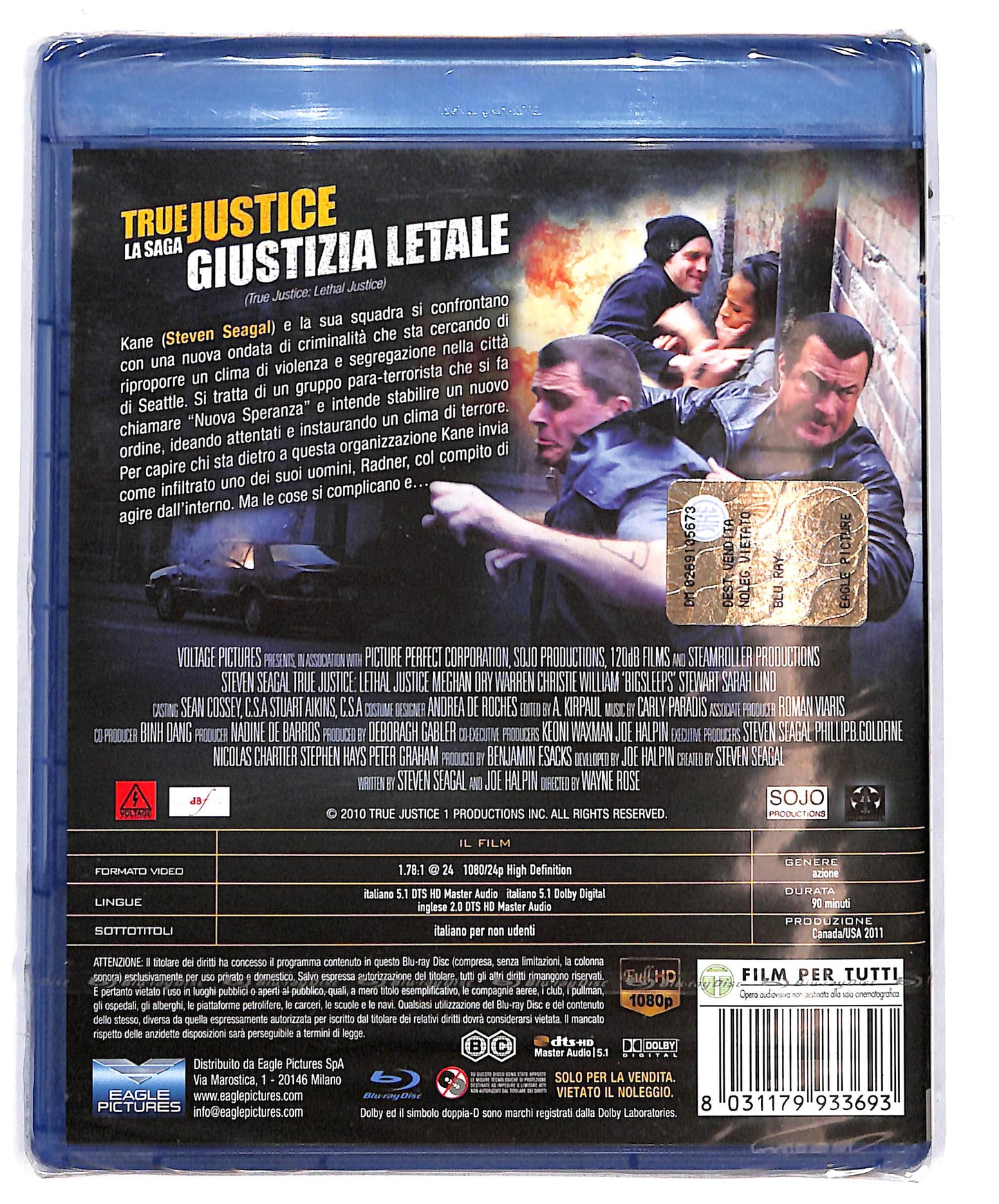 EBOND True Justice Giustizia letale BLURAY BLURAY BLURAY D695738