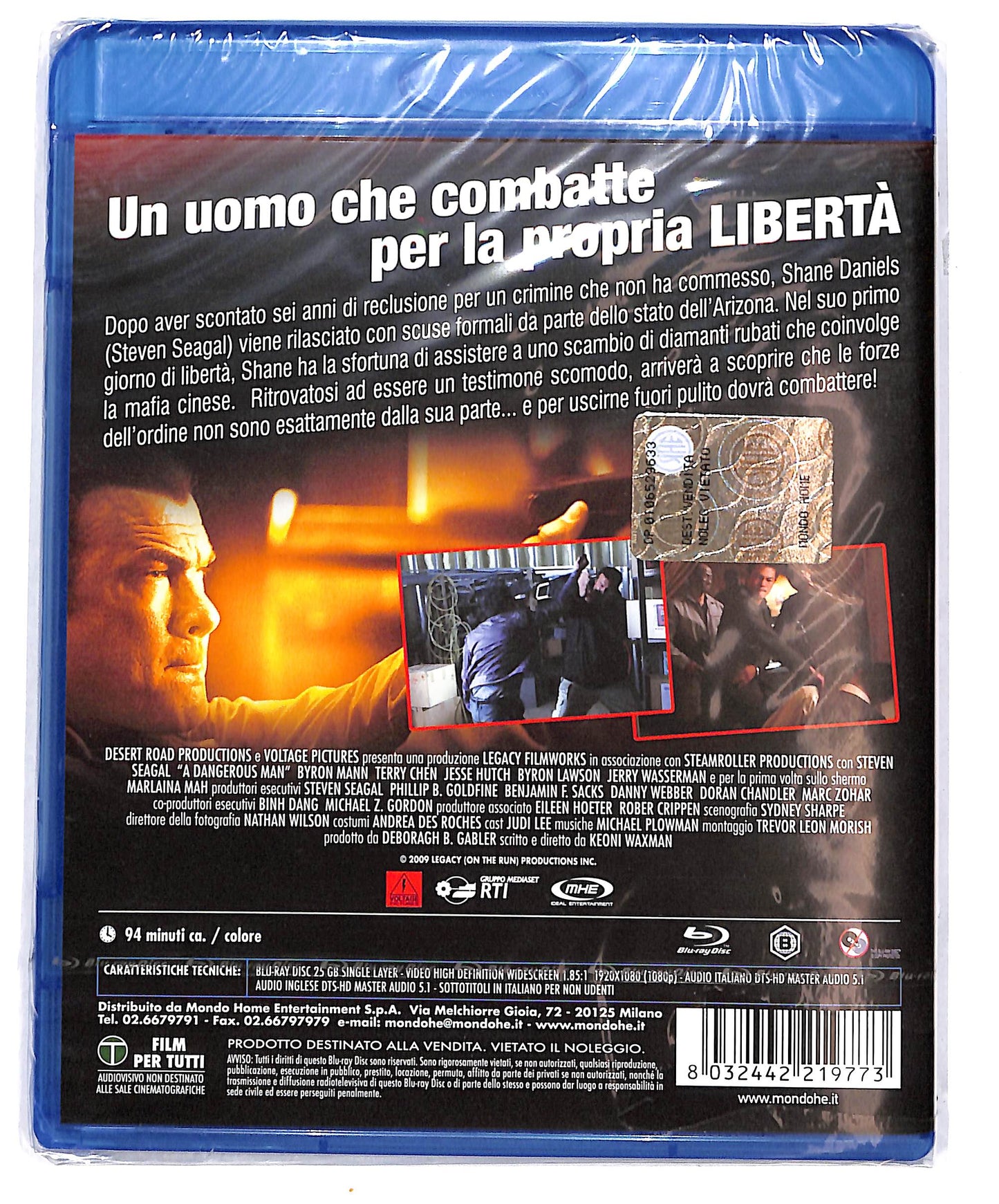 EBOND A Dangerous Man - Solo contro tutti BLURAY BLURAY D695767