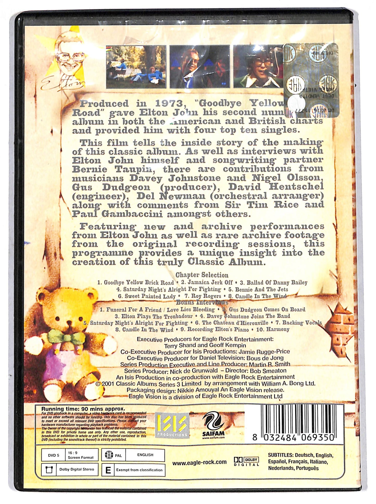 EBOND elton john - goodbye yellow brick road DVD D695811