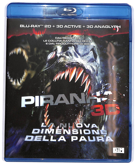 EBOND Piranha 3D BLURAY 2D + 3D ACTIVE + 3D ANAGLYPH BLURAY D695906