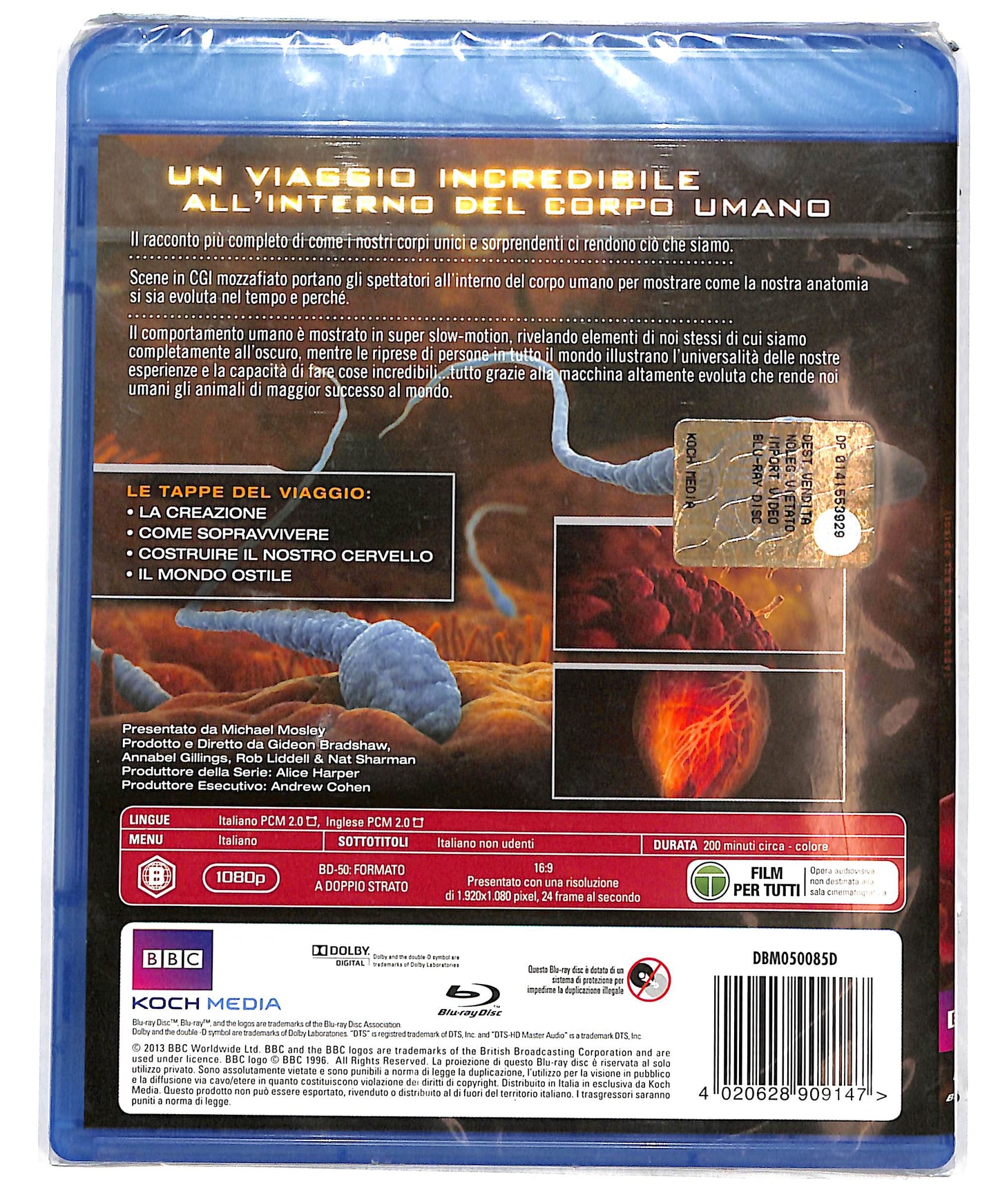 EBOND Lo straordinario Viaggio nel corpo umano BLURAY D695934