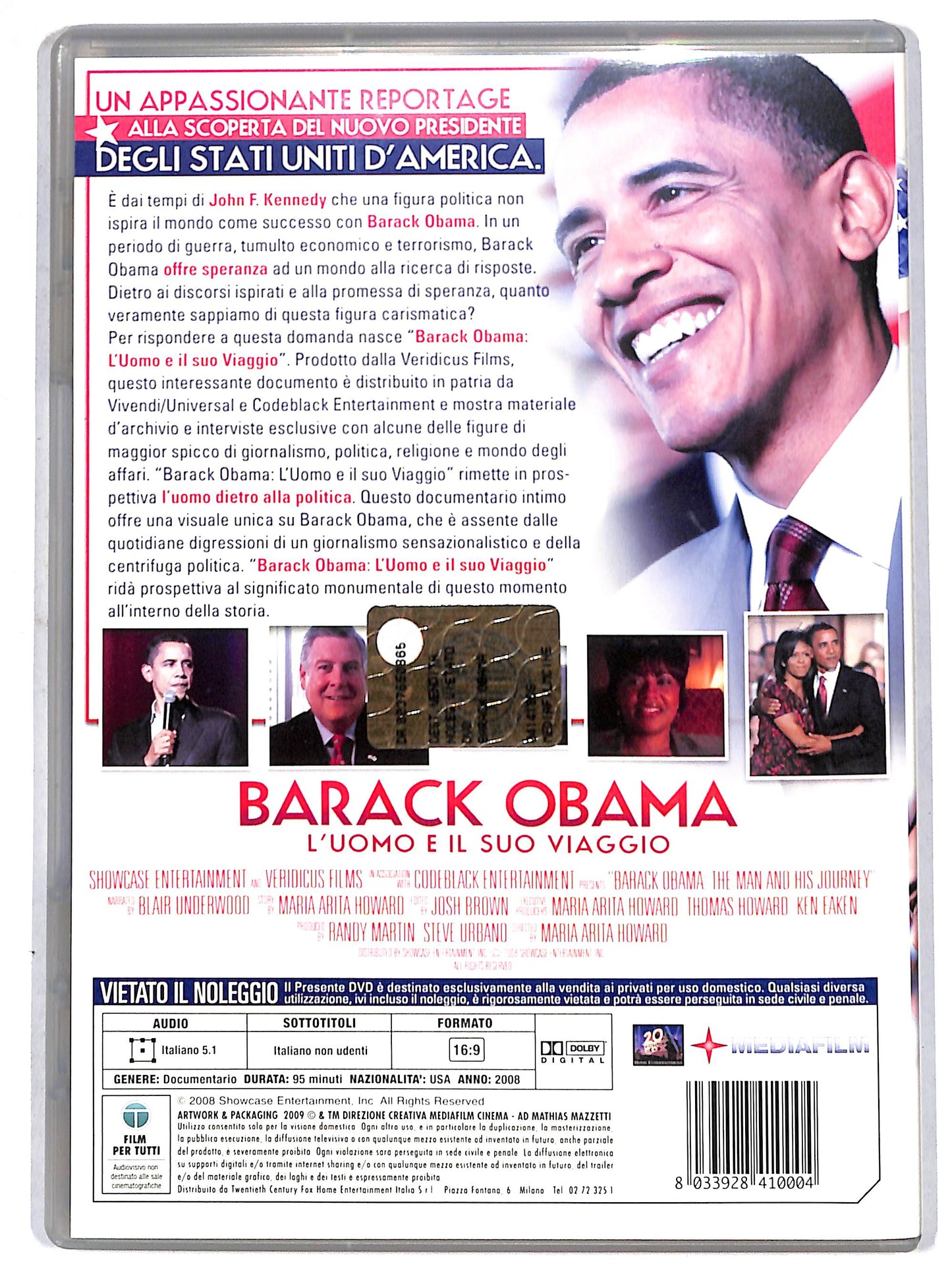 EBOND barack obama - l'uomo e il suo viaggio DVD D696009