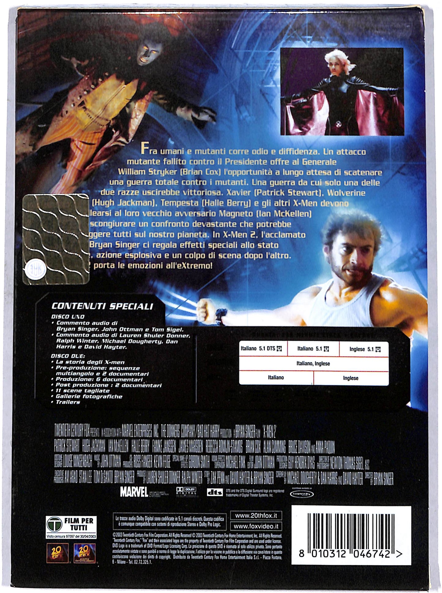 EBOND X-Men 2 Edizione Speciale (2 dischi) Slipcase DVD D696255