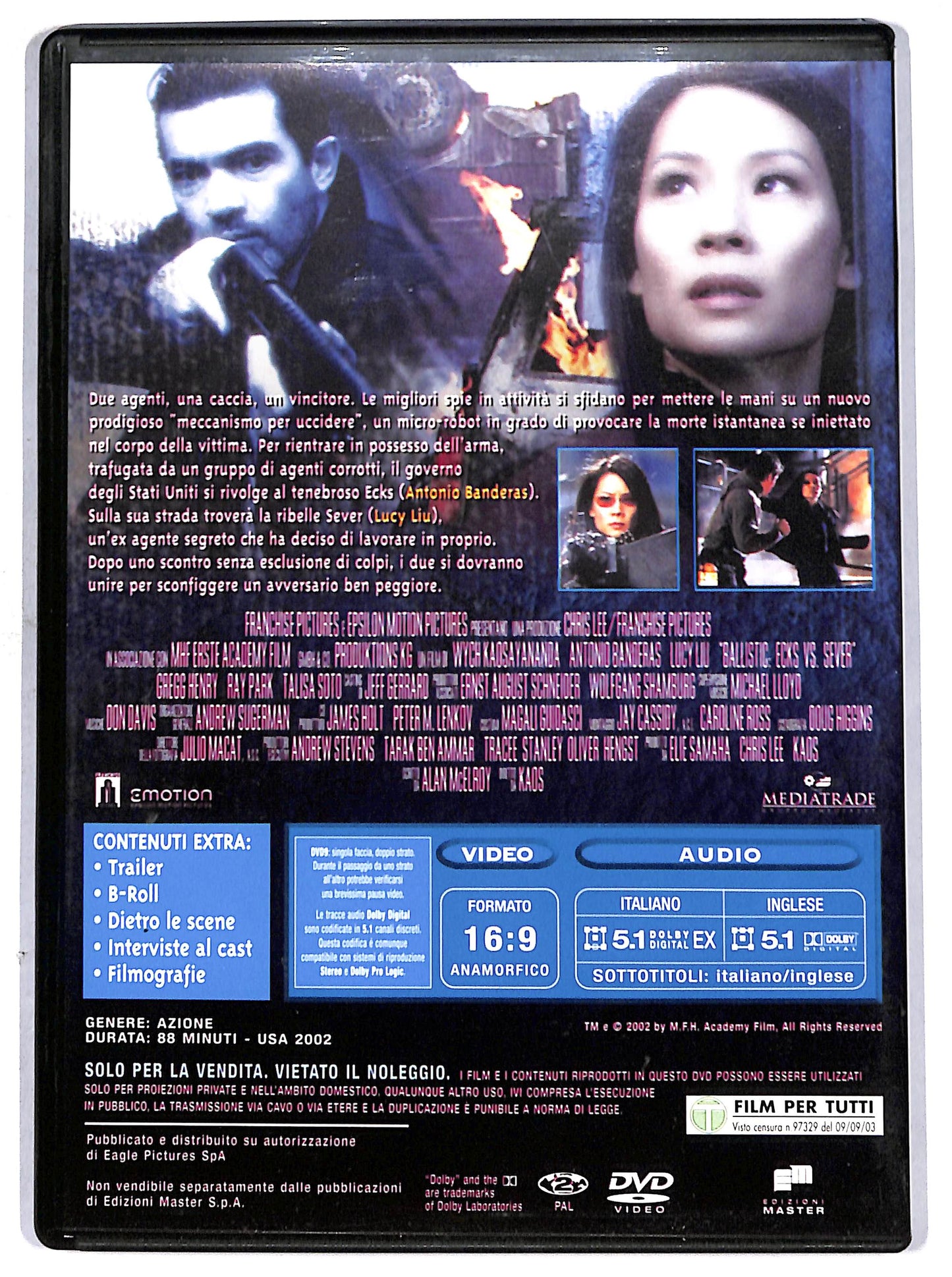 EBOND Ballistic   EDITORIALE DVD D696336
