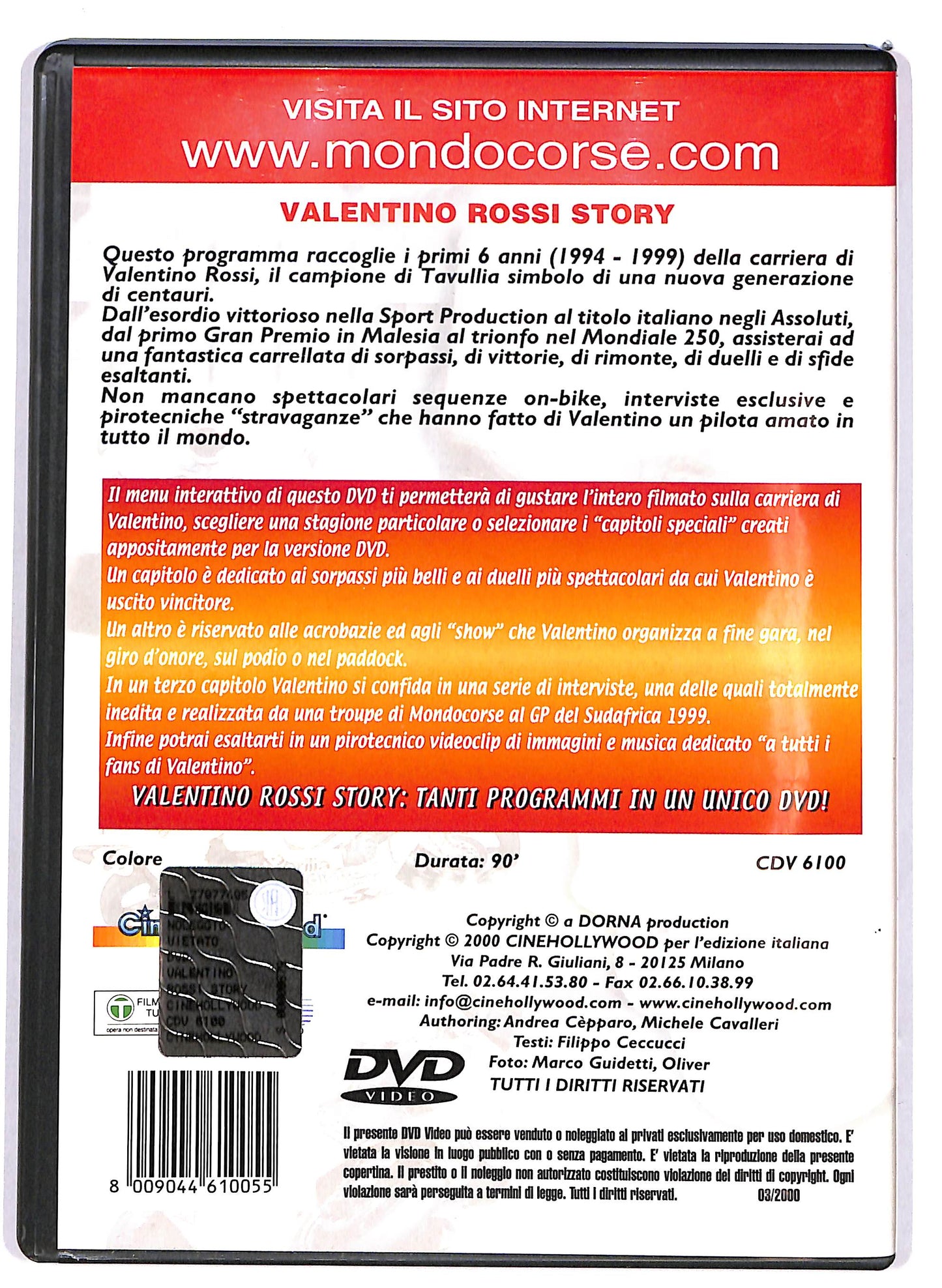 EBOND Valentino Rossi Story  DVD D696353