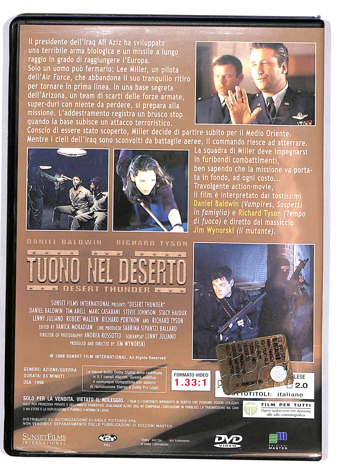 EBOND Tuono nel deserto  EDITORIALE DVD D696360