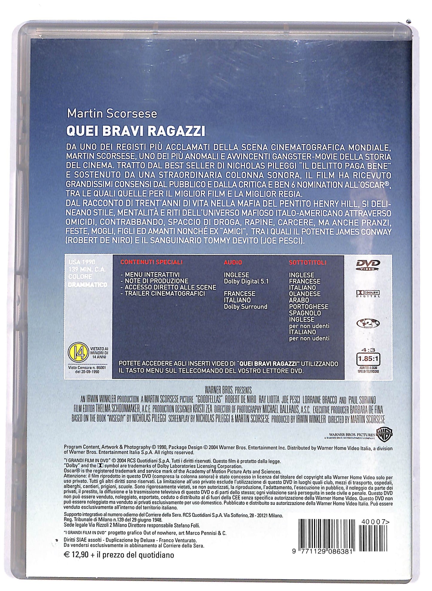 EBOND Quei bravi ragazzi EDITORIALE DVD D696419