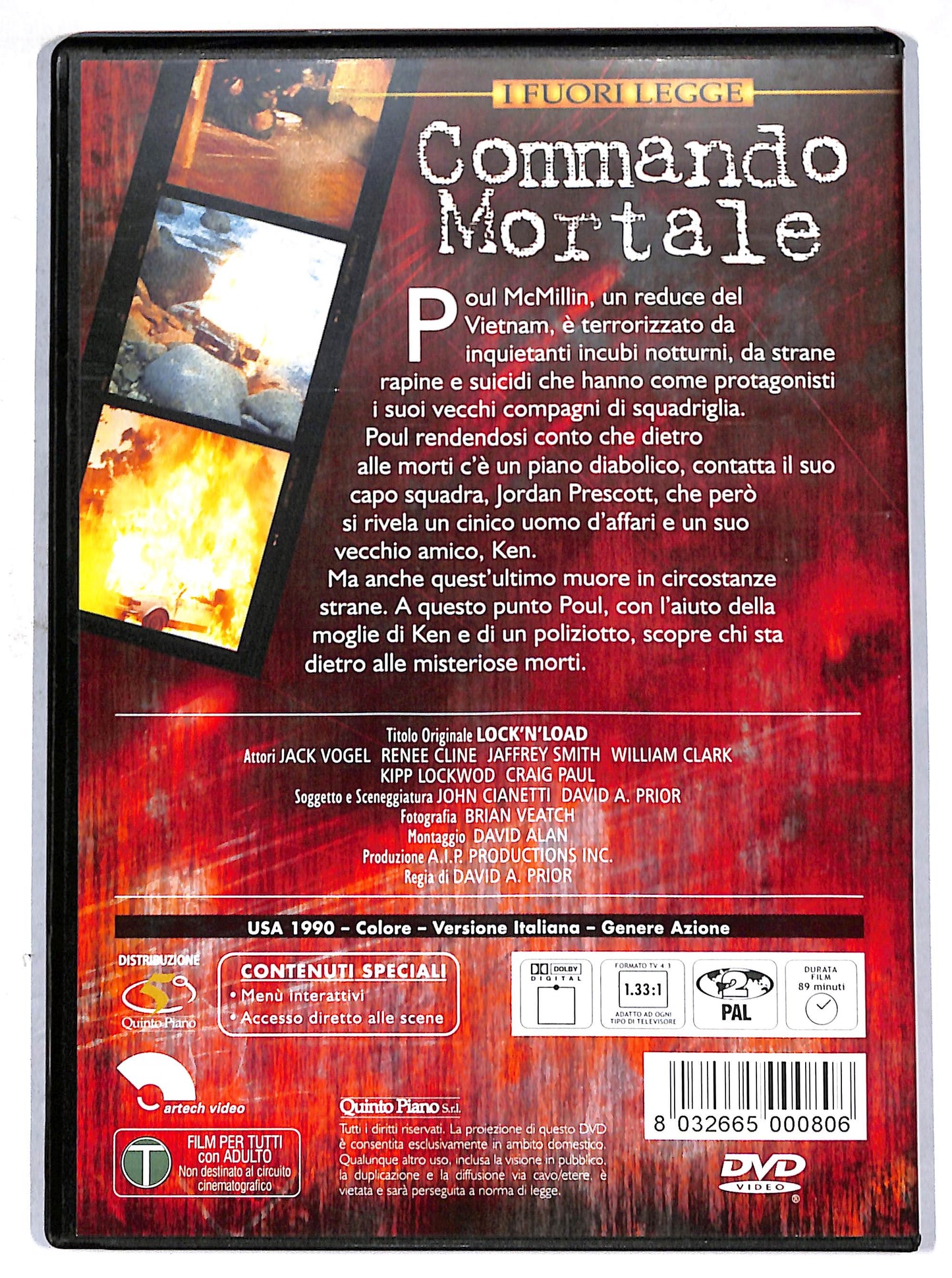 EBOND commando mortale DVD D696633