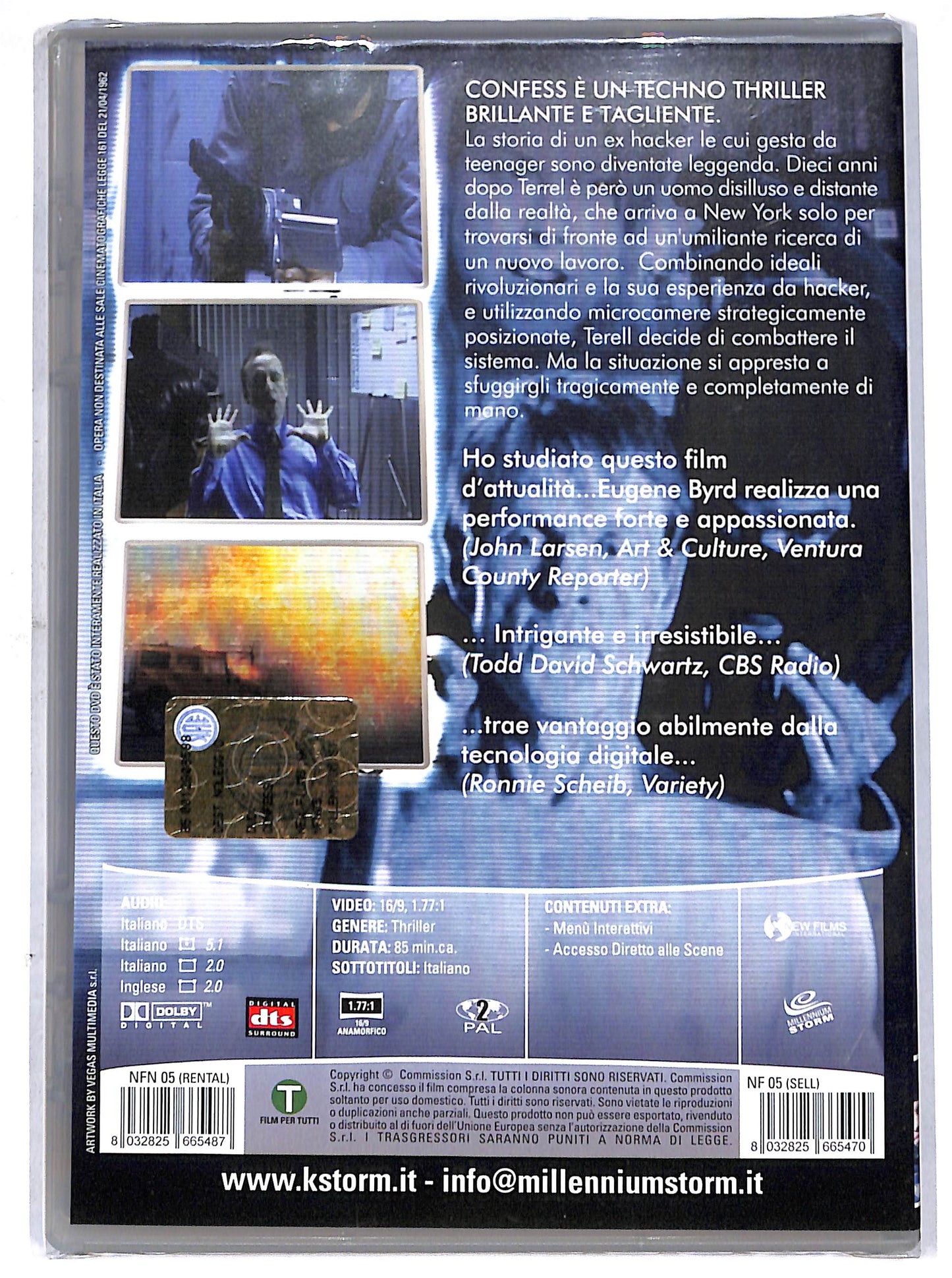 EBOND Confess  EDITORIALE DVD D696638