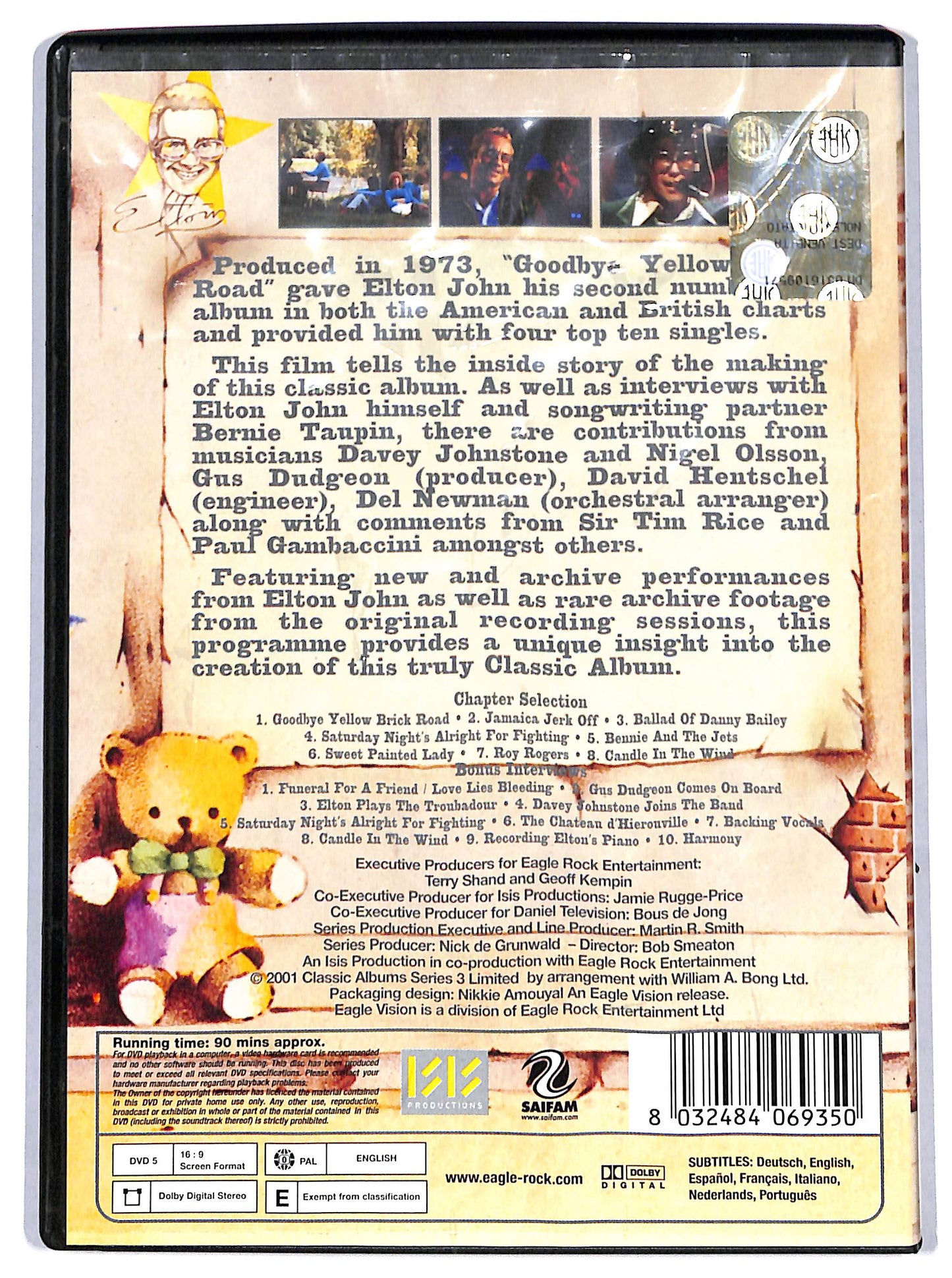 EBOND elton john - goodbye yellow brick road DVD D696662