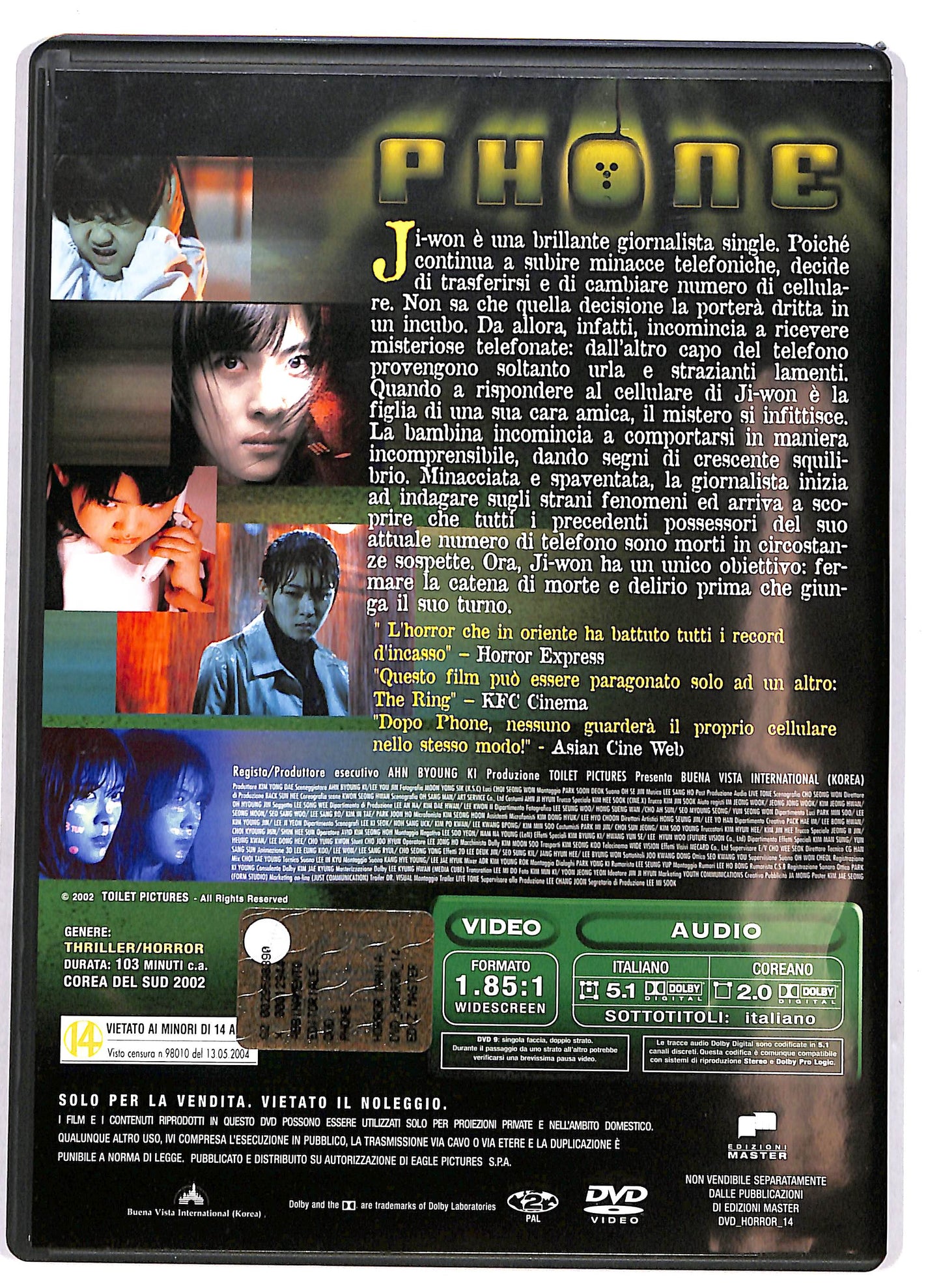 EBOND Phone EDITORIALE DVD D696701