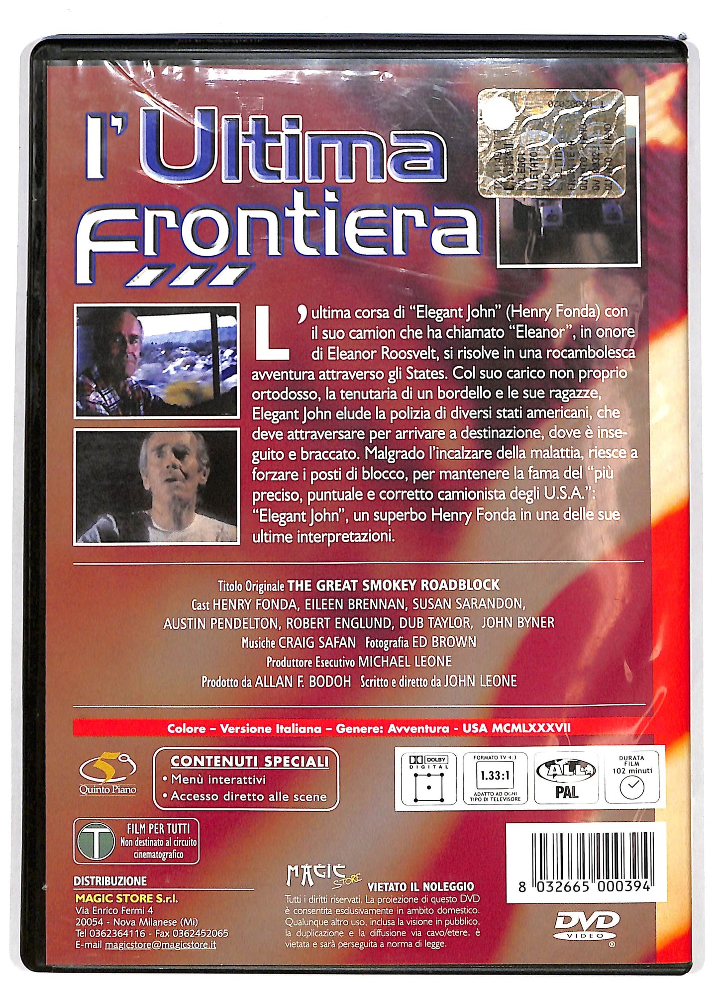 EBOND L'ultima frontiera  DVD D696713
