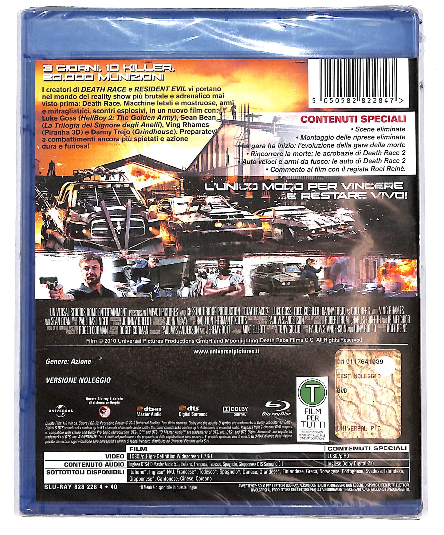 EBOND Death Race 2 NOLEGGIO BLURAY D696903