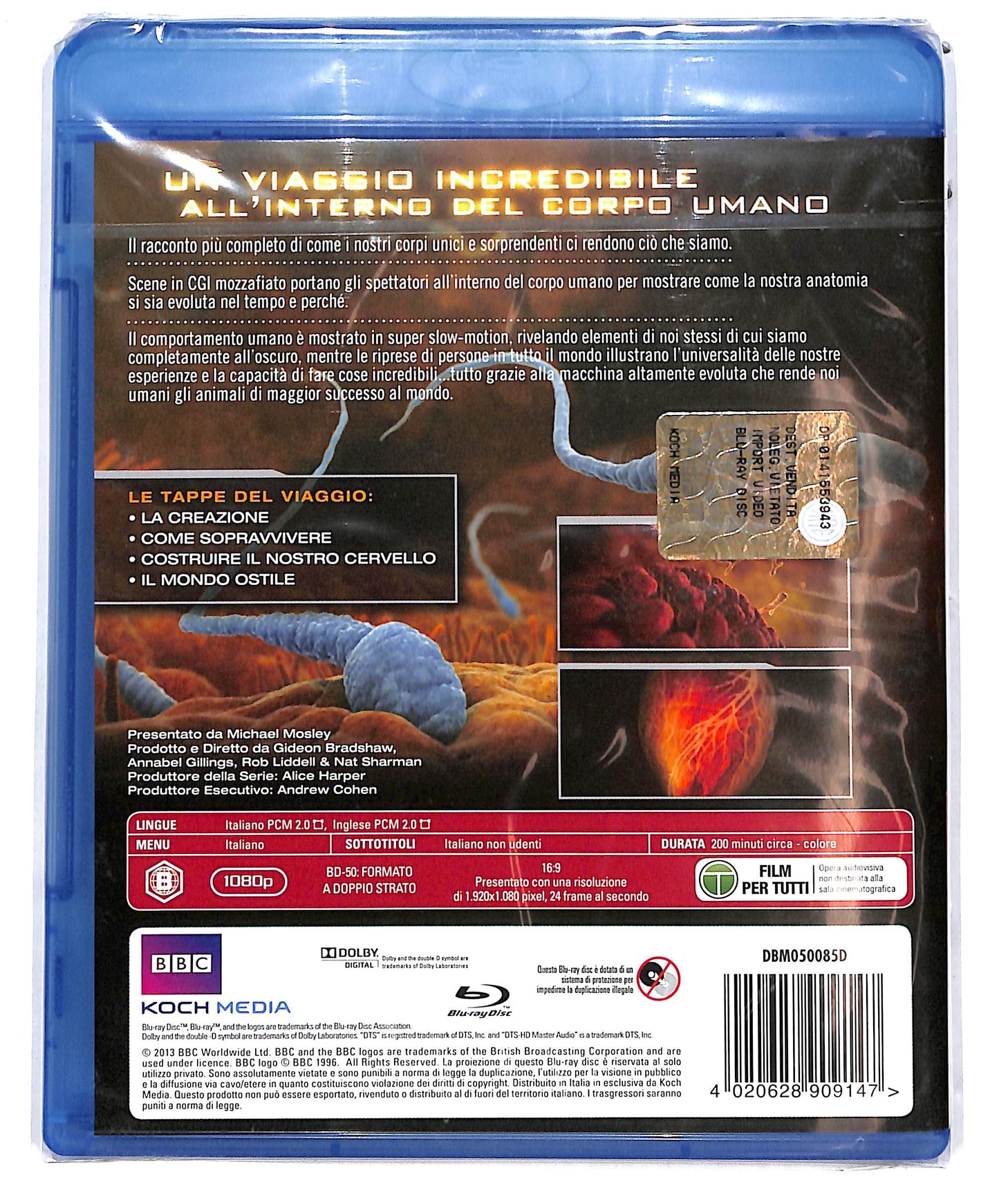 EBOND Lo Straordinario viaggio nel corpo umano BLURAY D696942