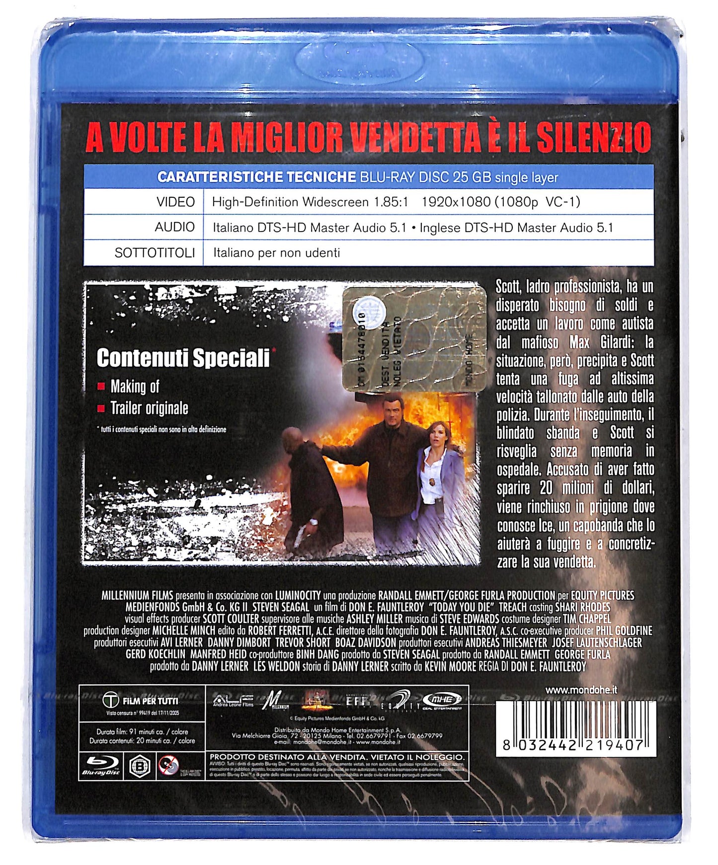 EBOND Today You Die BLURAY D696947