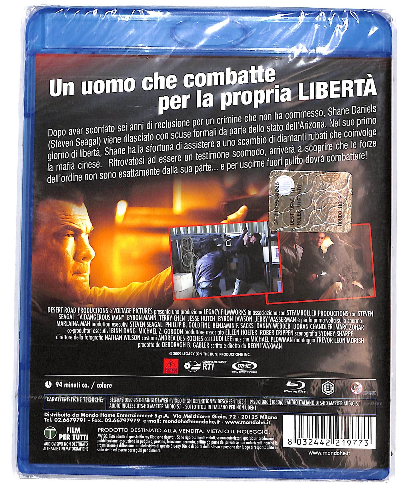 EBOND A Dangerous Man - Solo contro tutti BLURAY BLURAY D696948