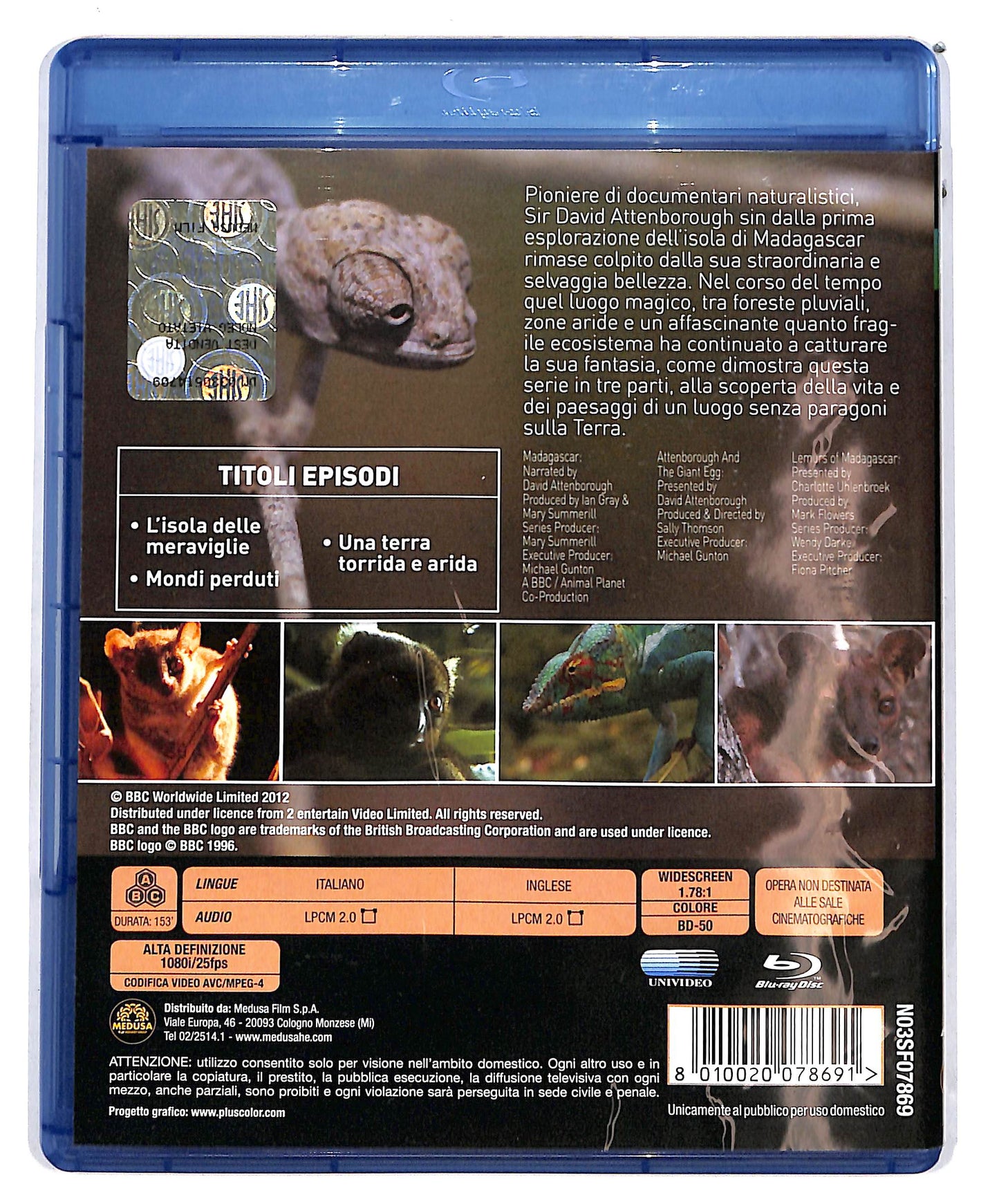 EBOND Madagascar (BBC Heart) BLURAY D696952