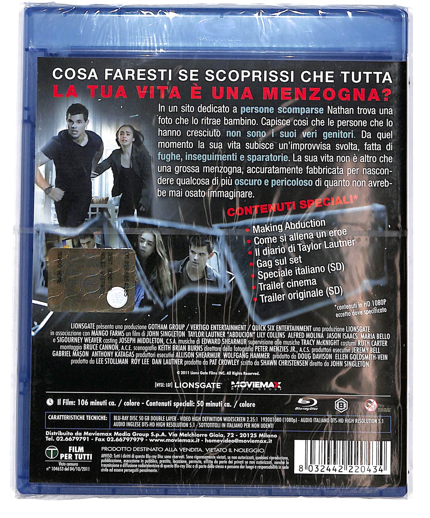 EBOND Abduction - Riprenditi la tua vita BLURAY D696955