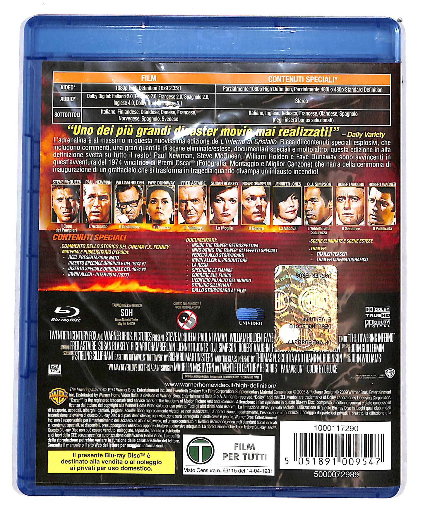 EBOND L'inferno di cristallo  BLURAY D696970