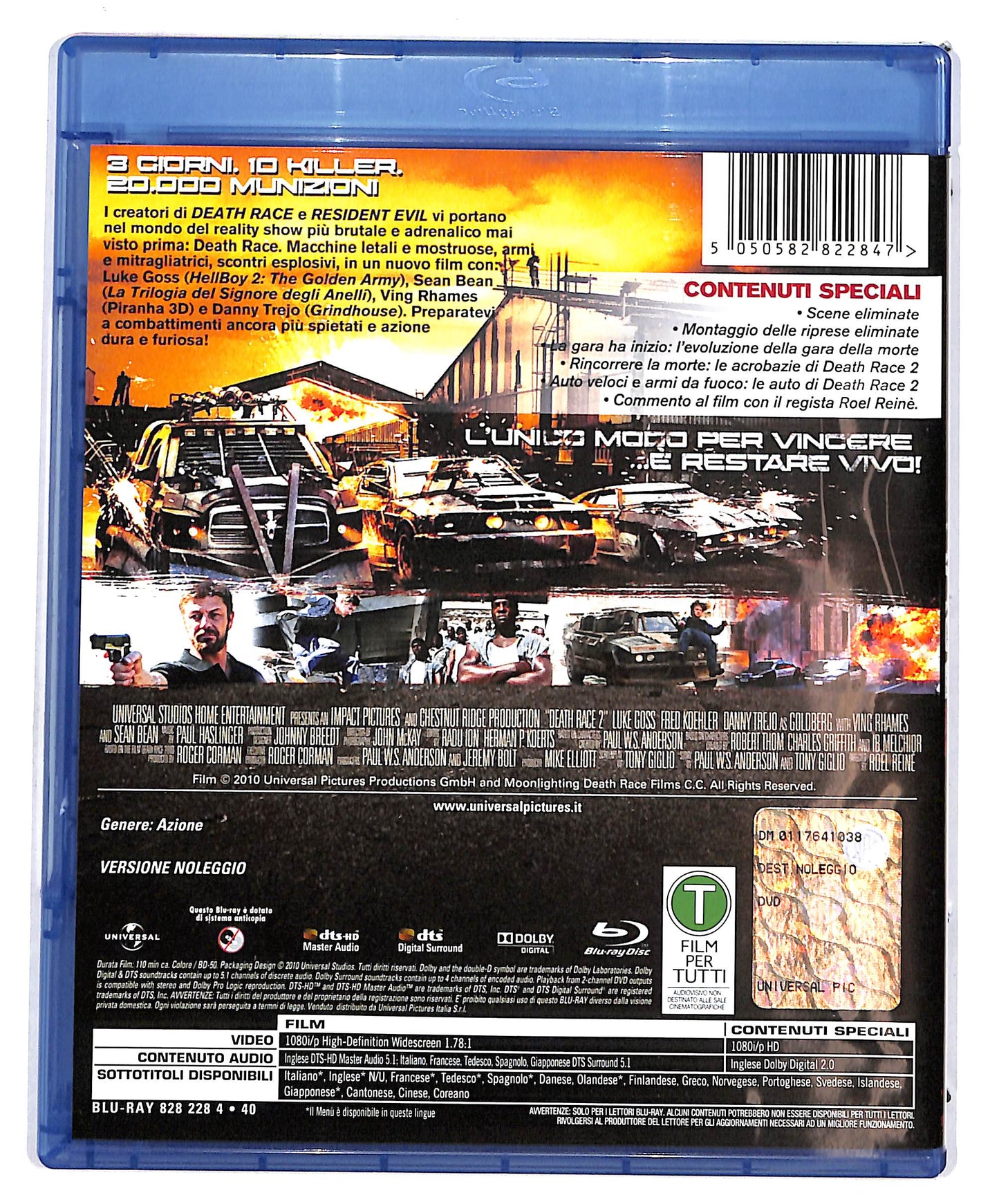 EBOND Death Race 2 NOLEGGIO BLURAY D696976