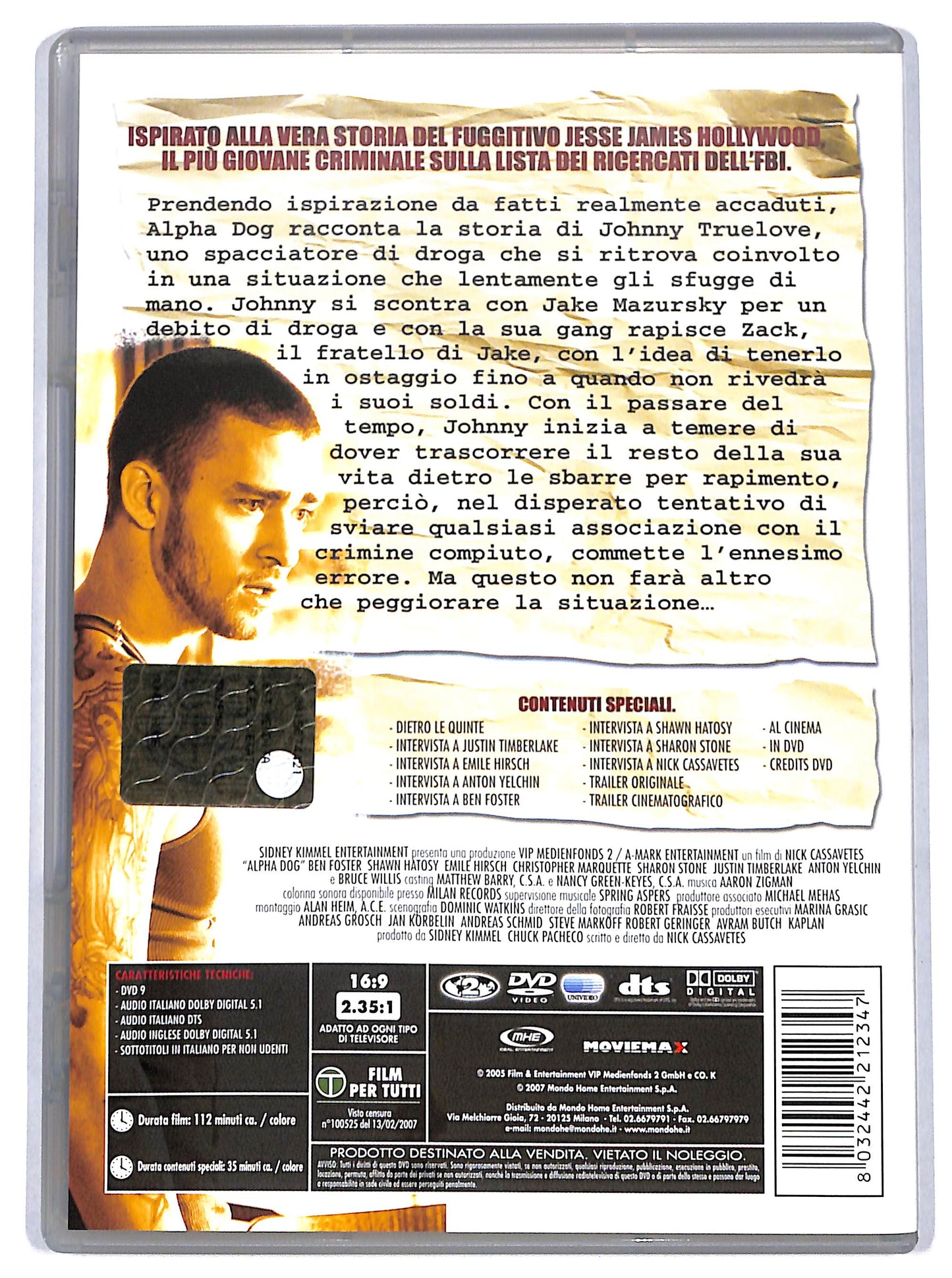 EBOND alpha dog DVD D697027