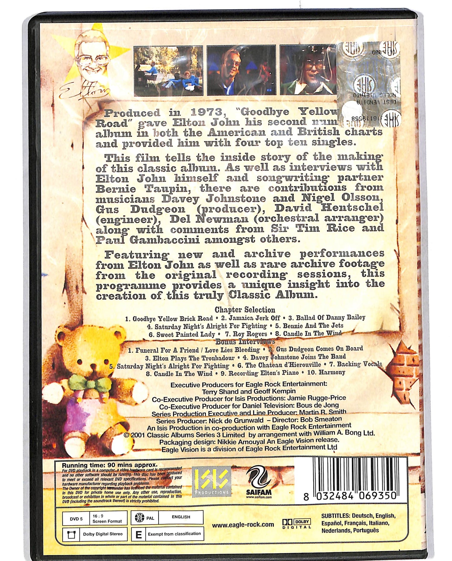 EBOND Elton John – Goodbye Yellow Brick Road DVD D697348