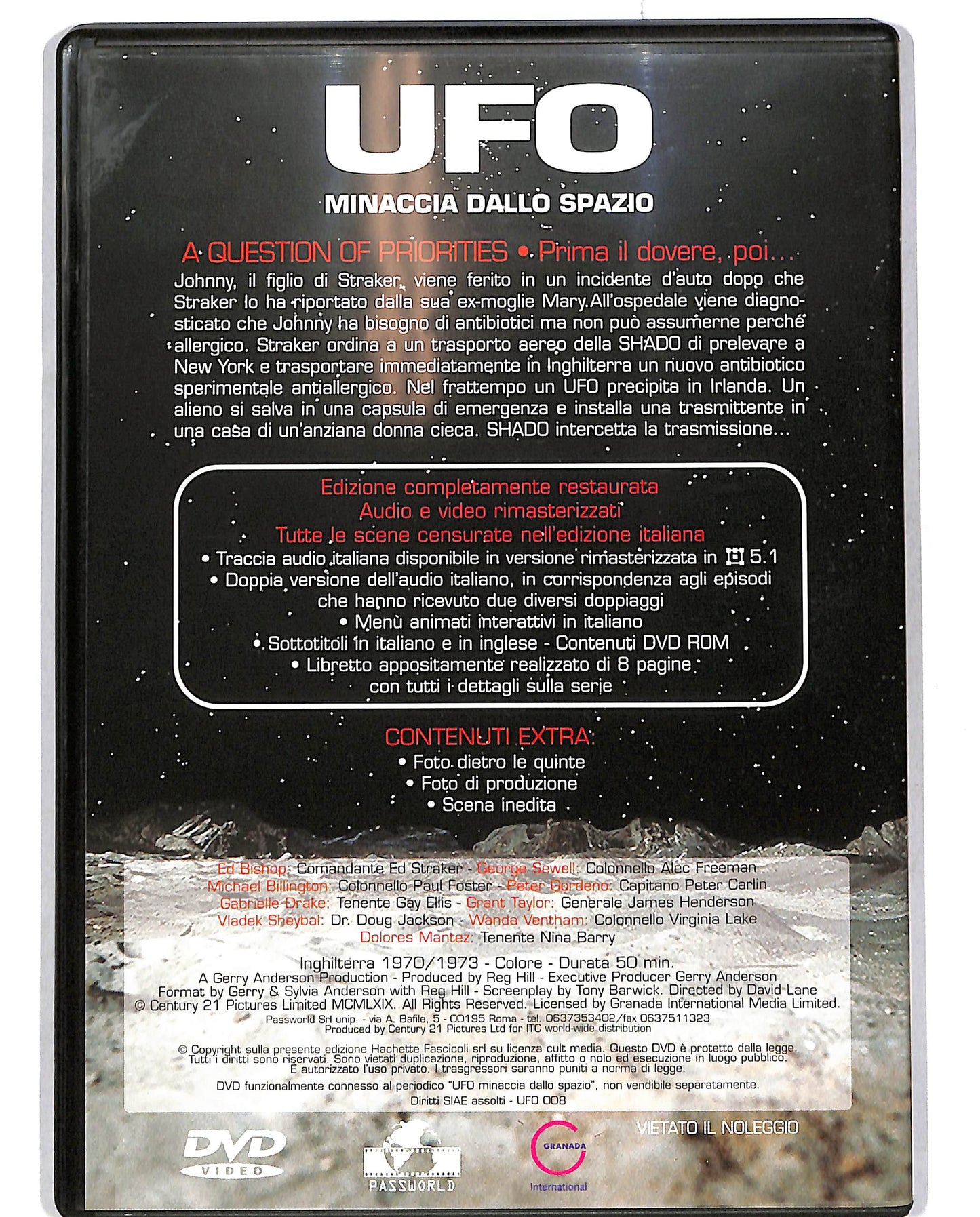 EBOND Ufo minaccia dallo spazio vol.8  EDITORIALE  DVD D697351