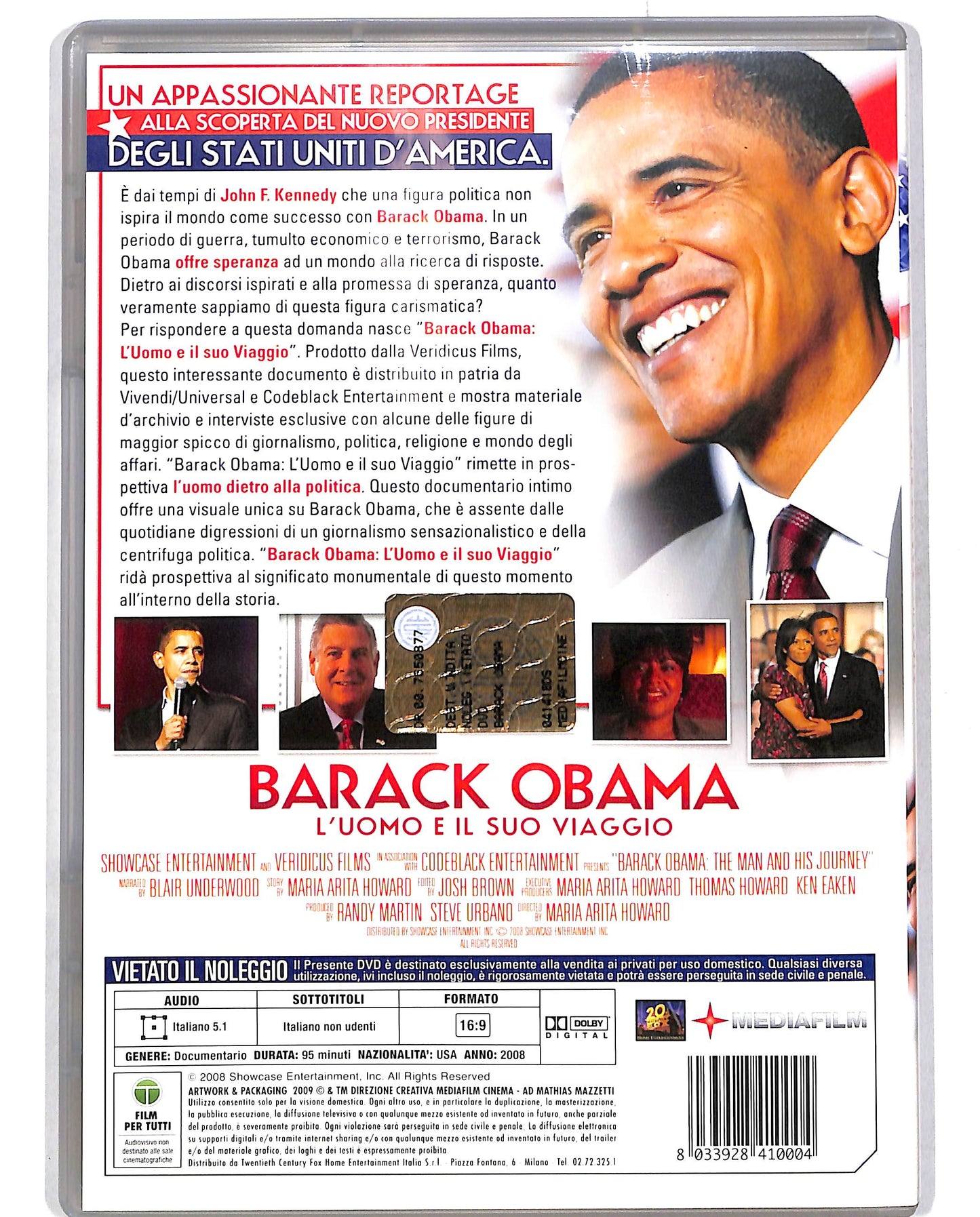 EBOND Barck Obama L'uomo e il suo viaggio  DVD D697436
