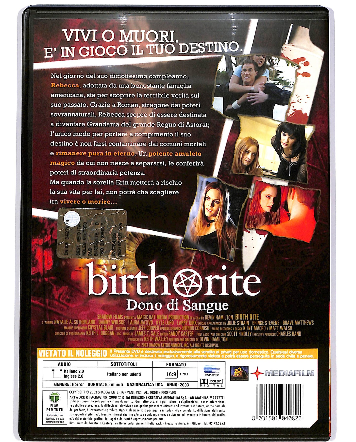 EBOND Birth rite Dono di sangue DVD D697525