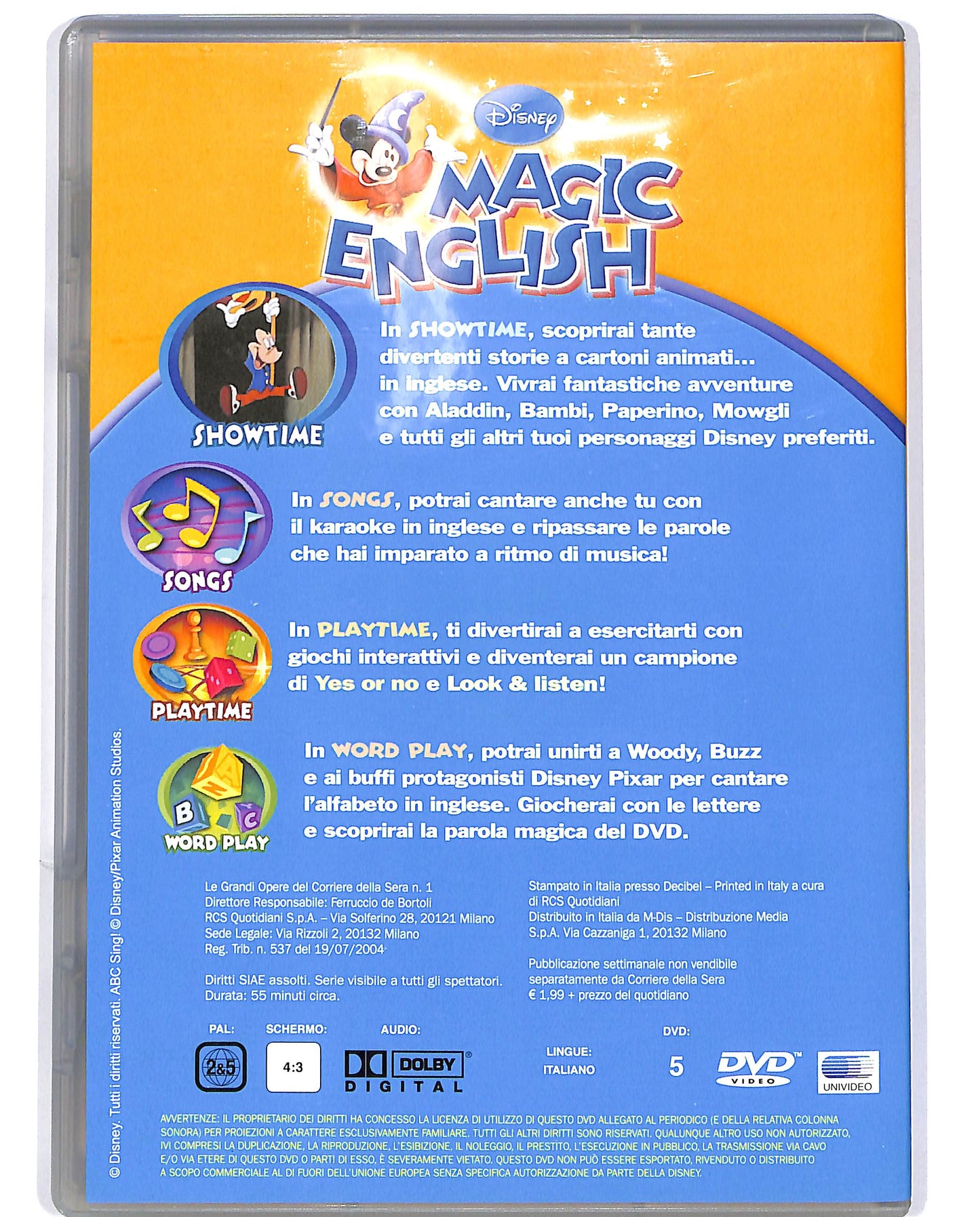 EBOND Magic English - Hello:Tanti saluti vol.1  EDITORIALE  DVD D697544