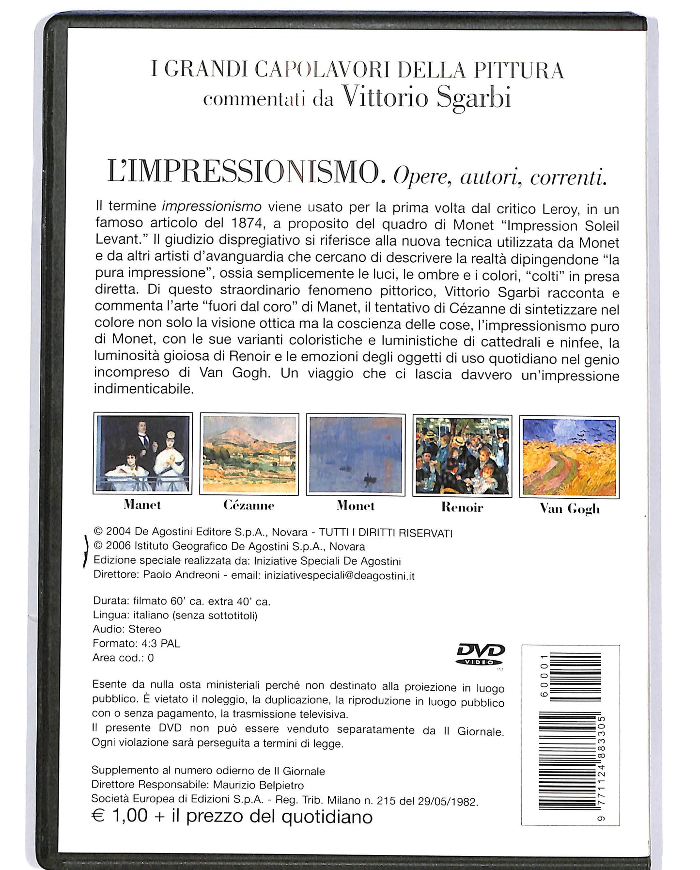 EBOND L'impressionismo Vol .1  EDITORIALE  DVD D697545