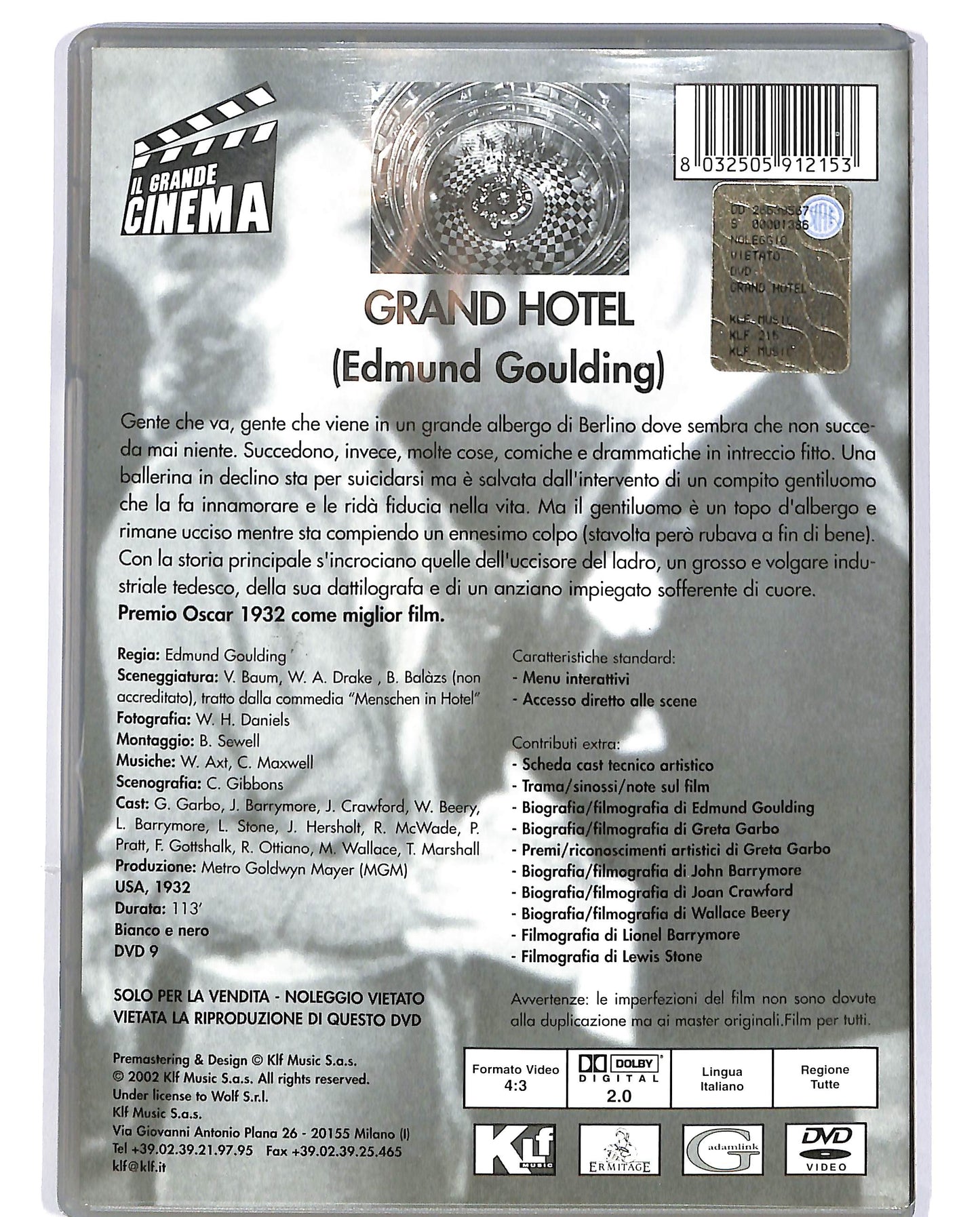 EBOND Grand Hotel DVD D697560