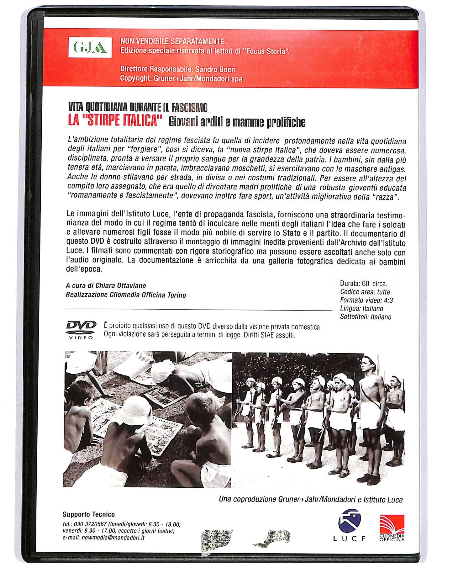 EBOND La 'Stirpe Italica'  vol.1 EDITORIALE  DVD D697658