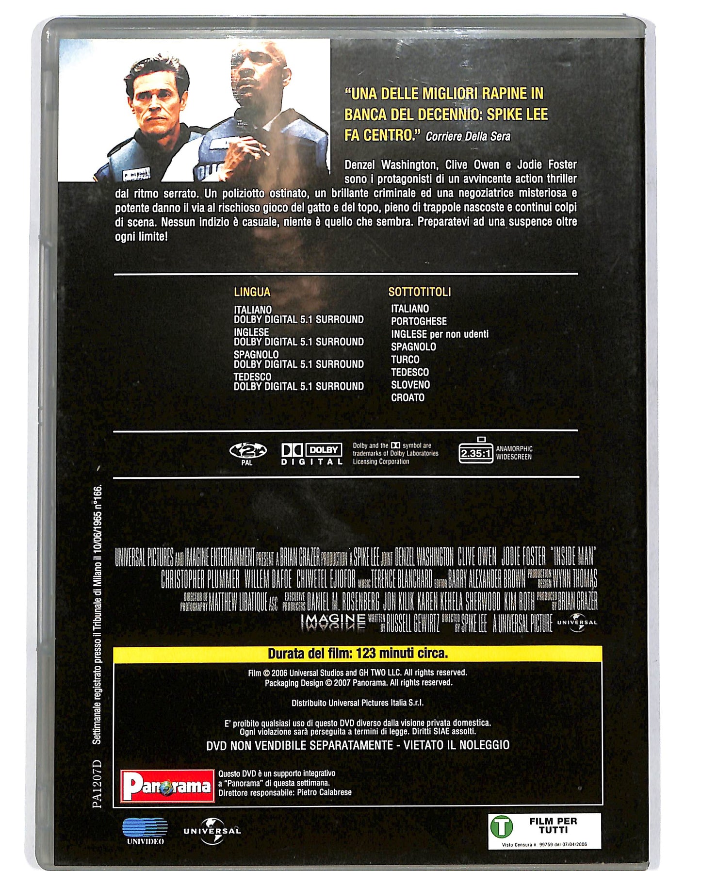 EBOND Inside Man EDITORIALE DVD D697834