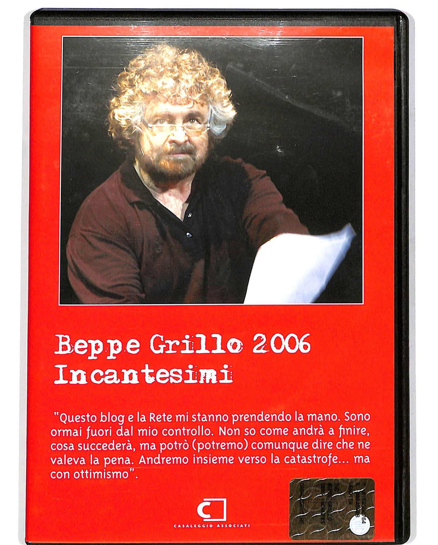 EBOND Beppe Grillo 2006 Incantesimi DVD D697840