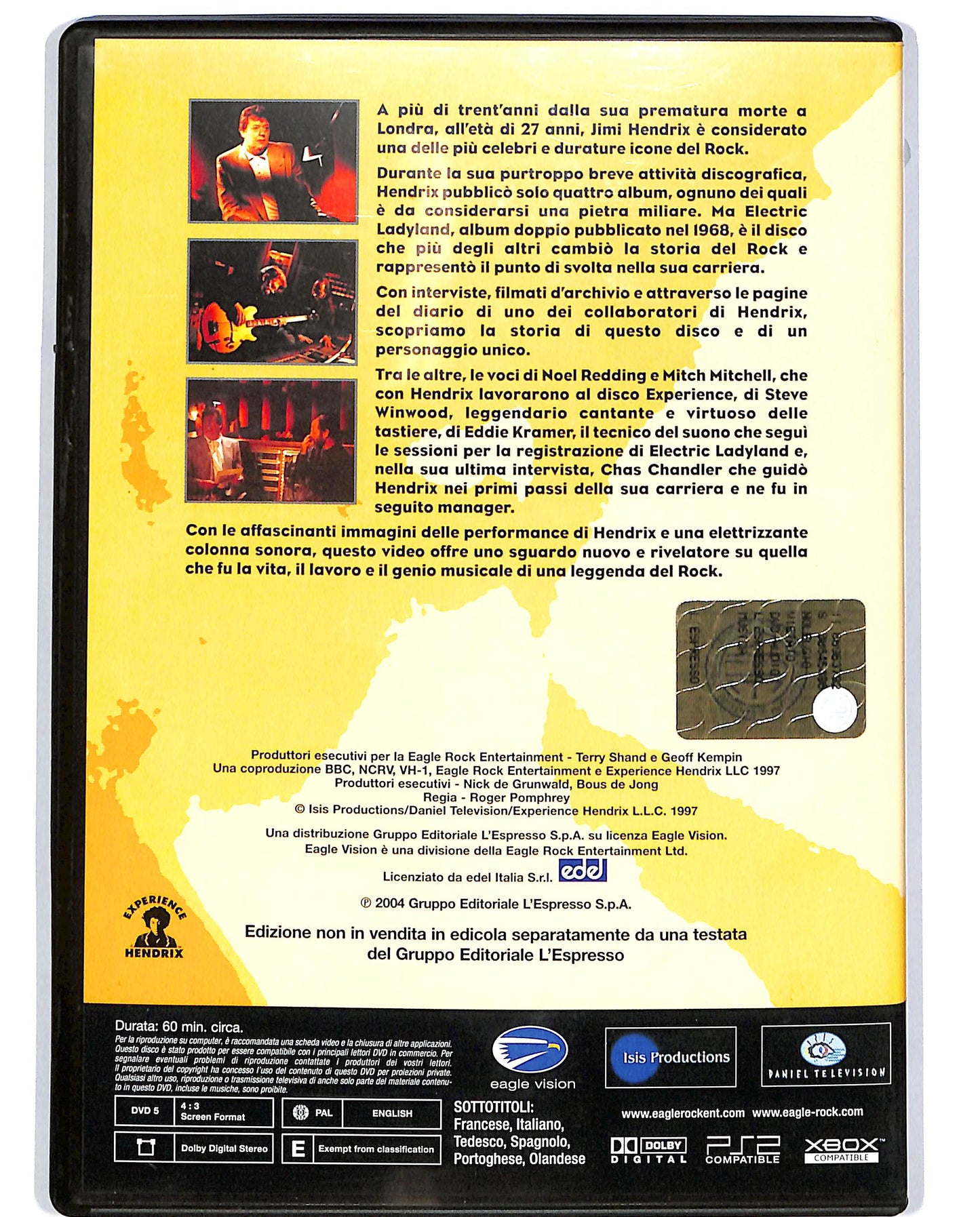 EBOND The Jimi Hendrix Experience – Electric Ladyland EDITORIALE DVD D697851