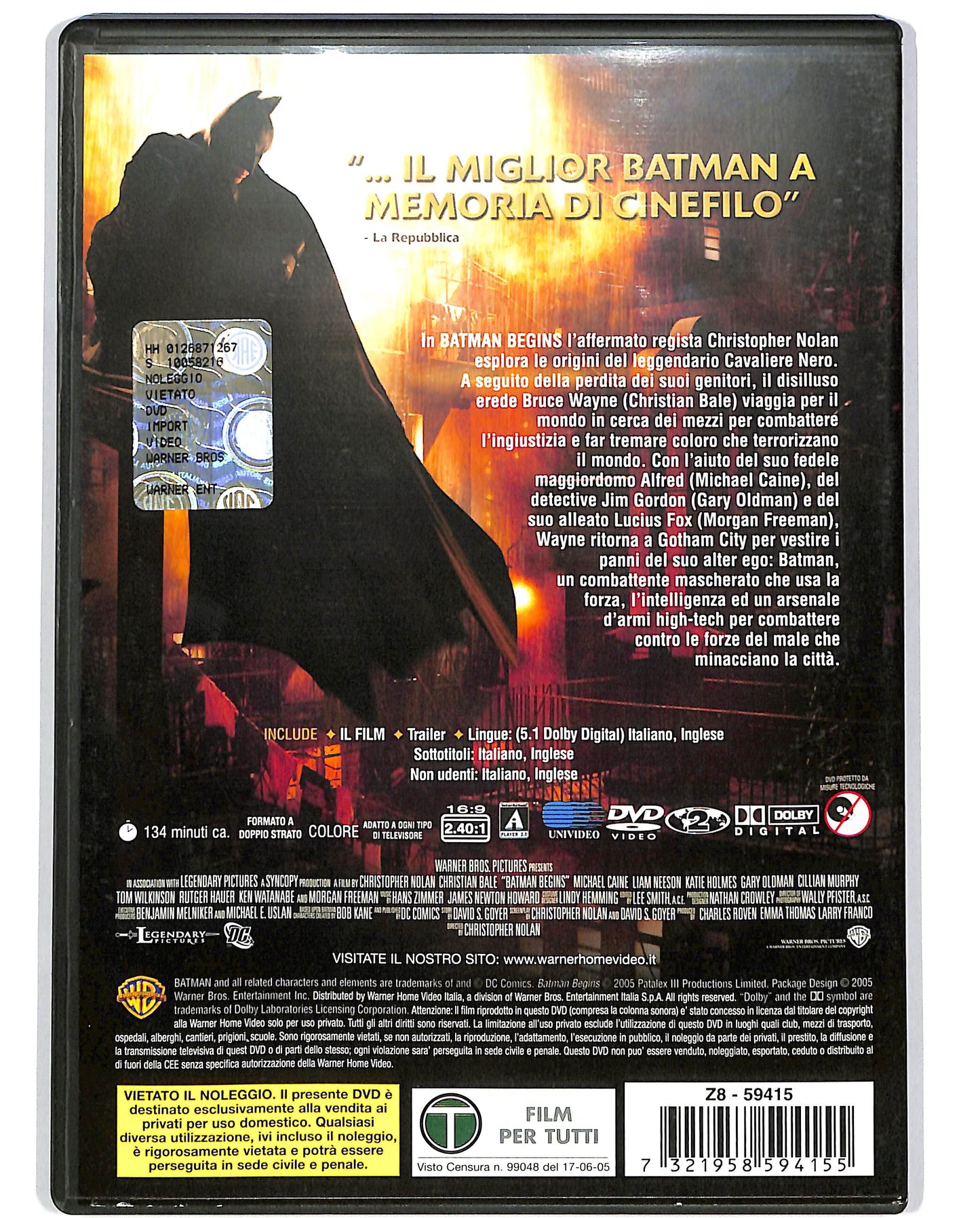 EBOND Batman Begins  DVD D697905