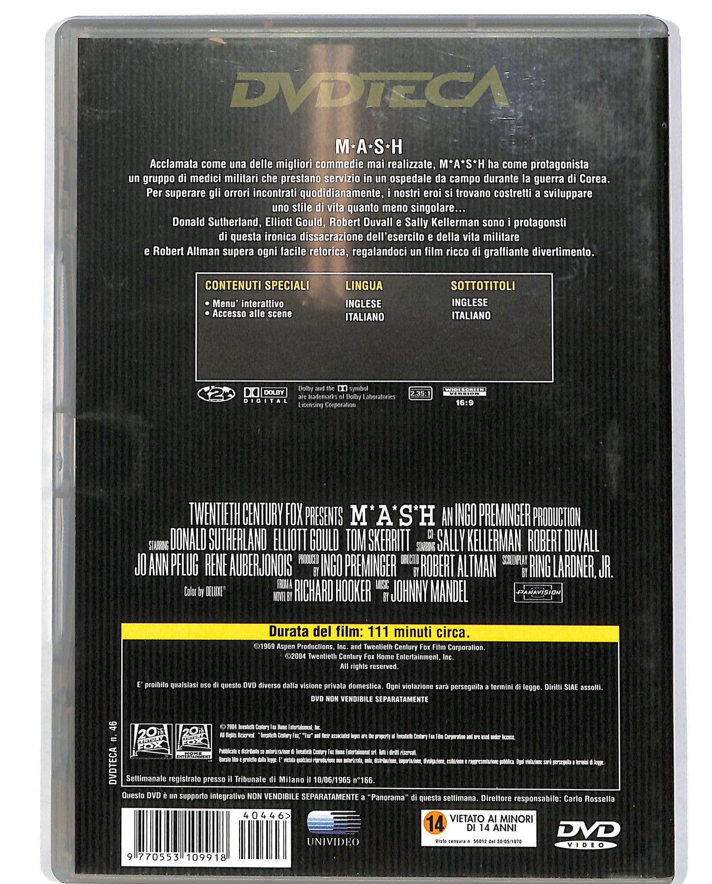 EBOND M*A*S*H EDITORIALE DVD D697928