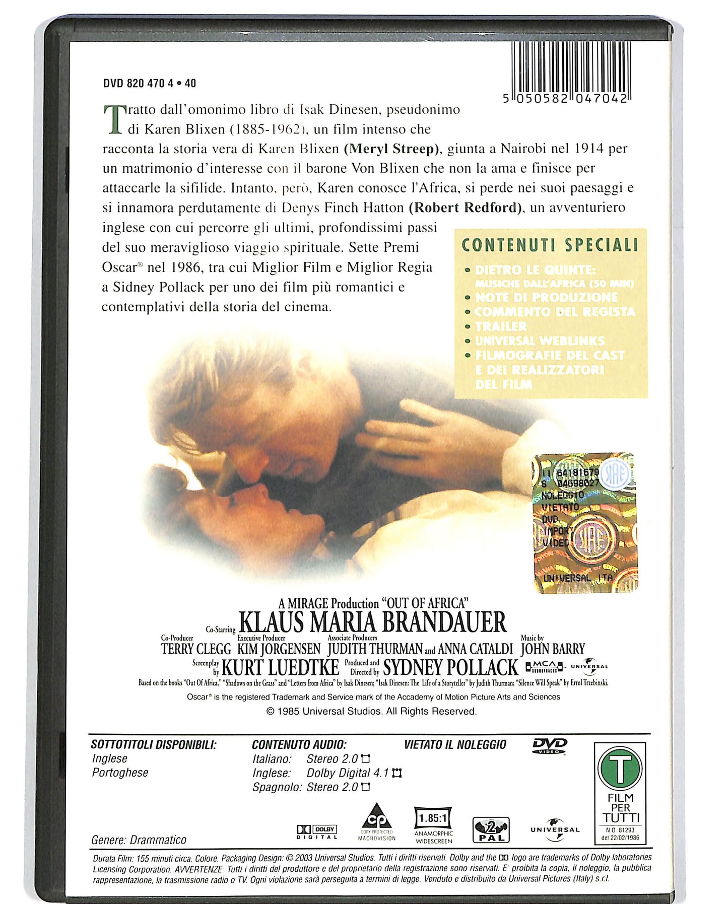 EBOND La mia Africa  DVD D697941