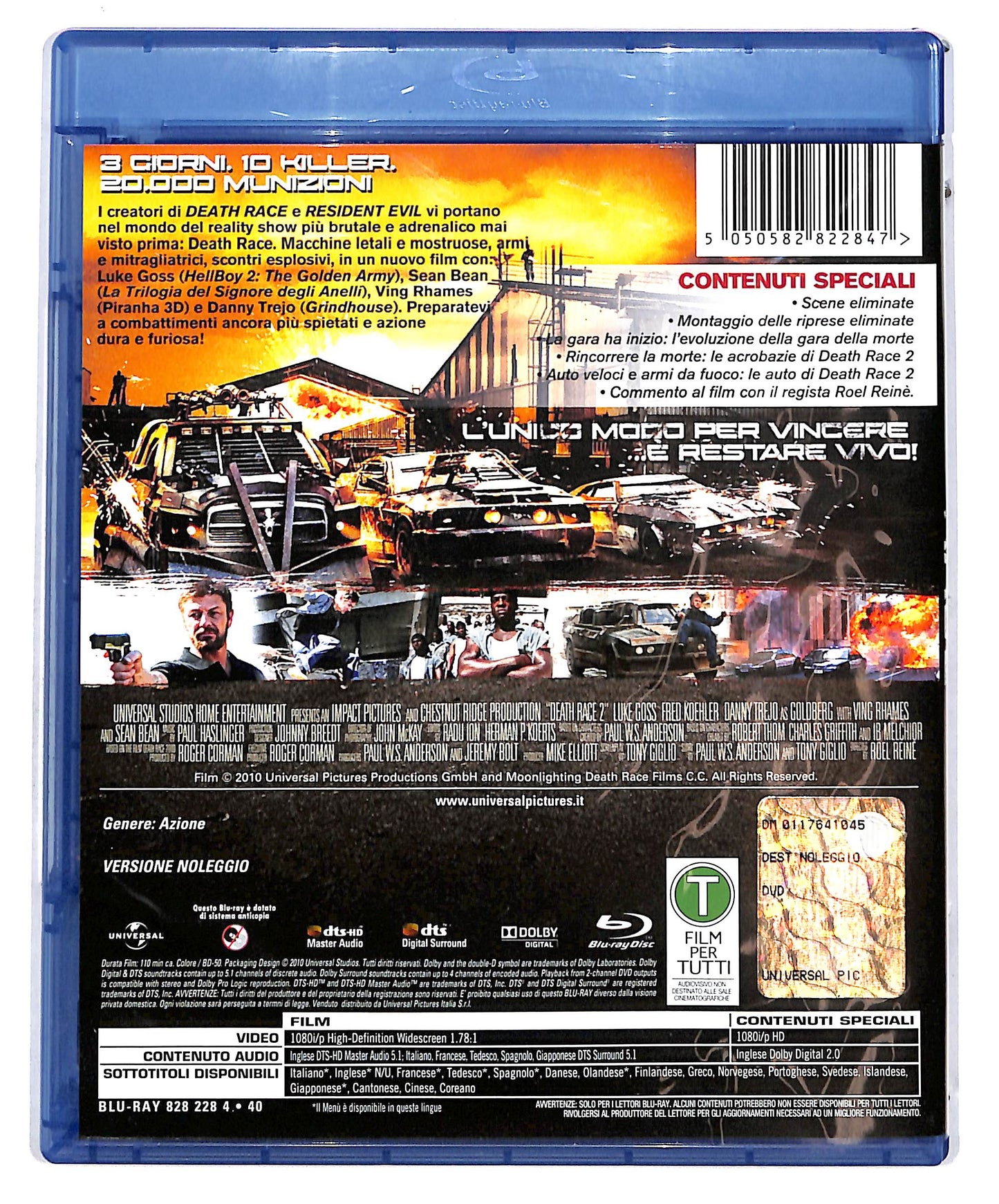 EBOND Death Race 2 NOLEGGIO BLURAY D698013