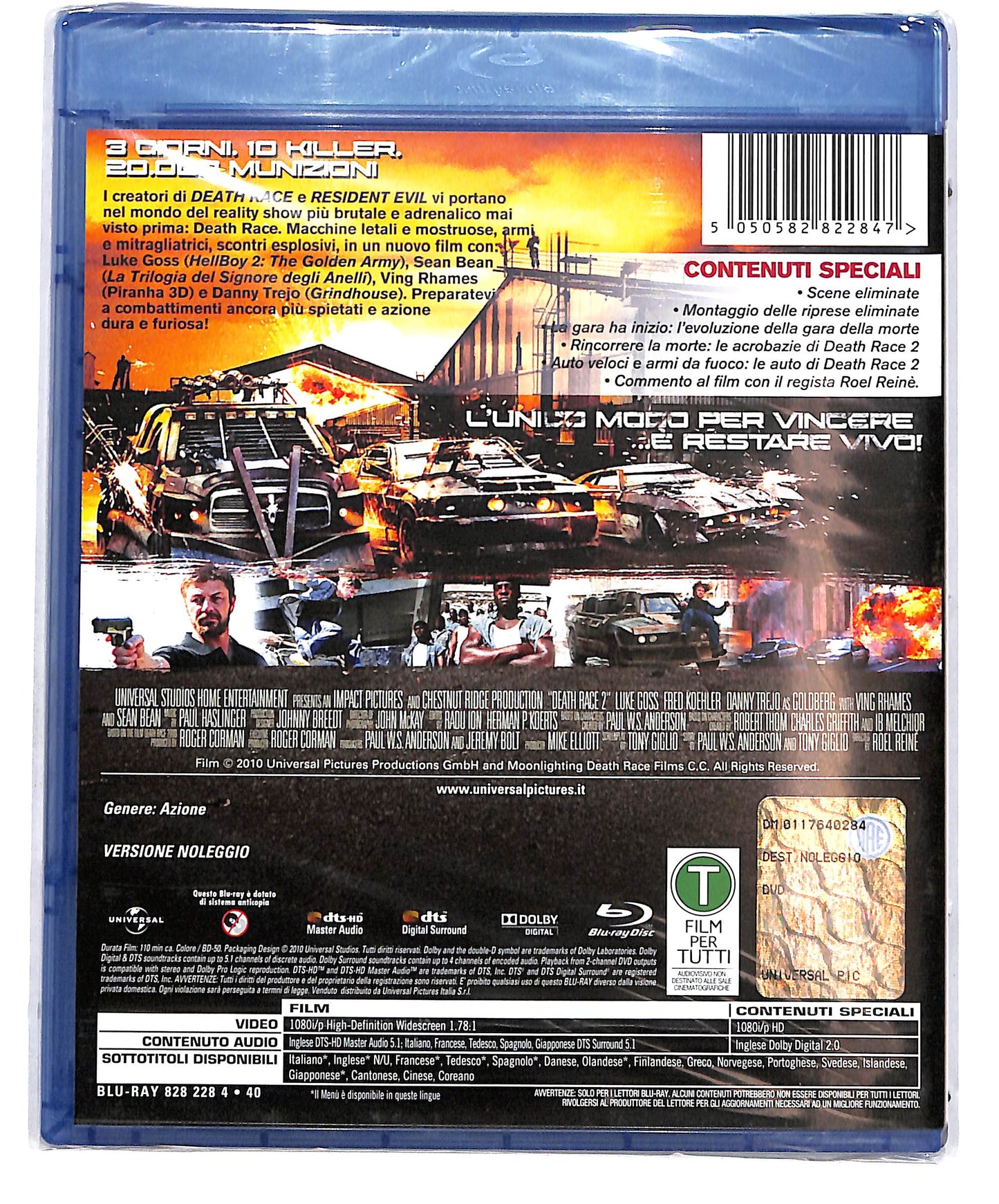 EBOND Death race 2  NOLEGGIO BLURAY D698028