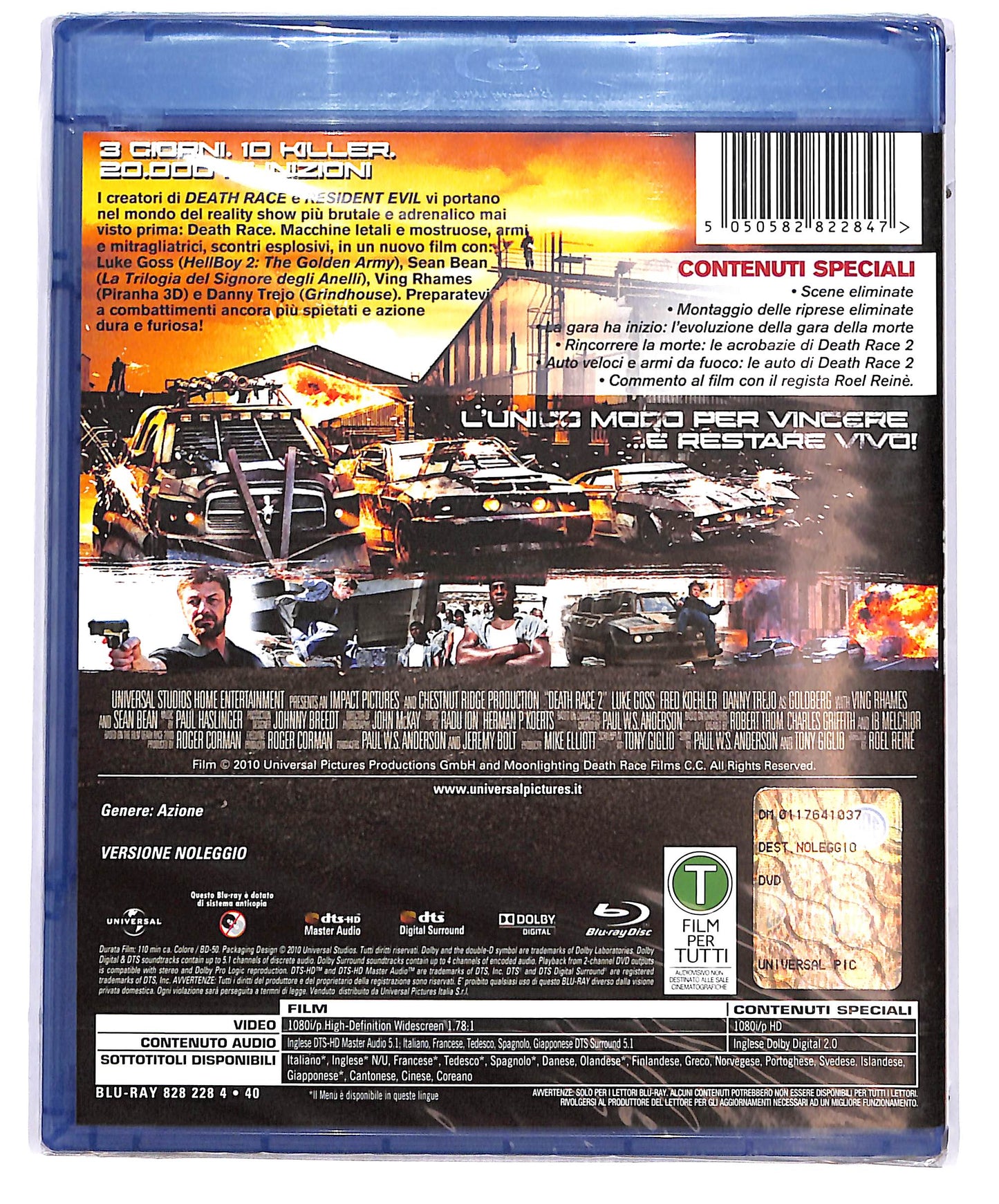 EBOND Death Race 2 NOLEGGIO BLURAY D698044