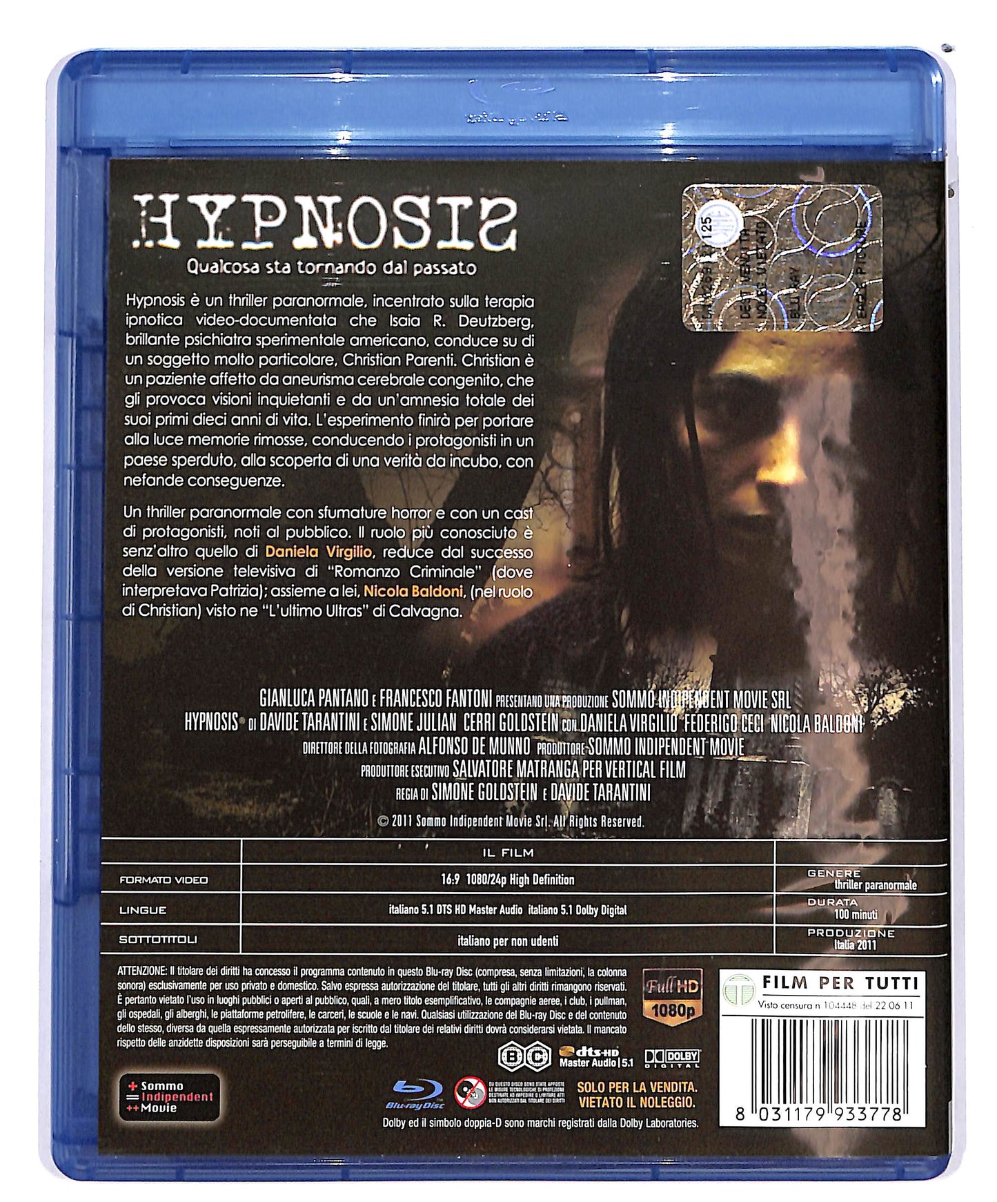 EBOND Hypnosis  BLURAY D698070