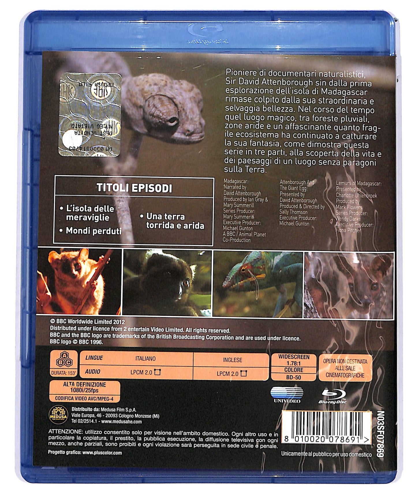 EBOND Madagascar (BBC Heart) BLURAY D698225