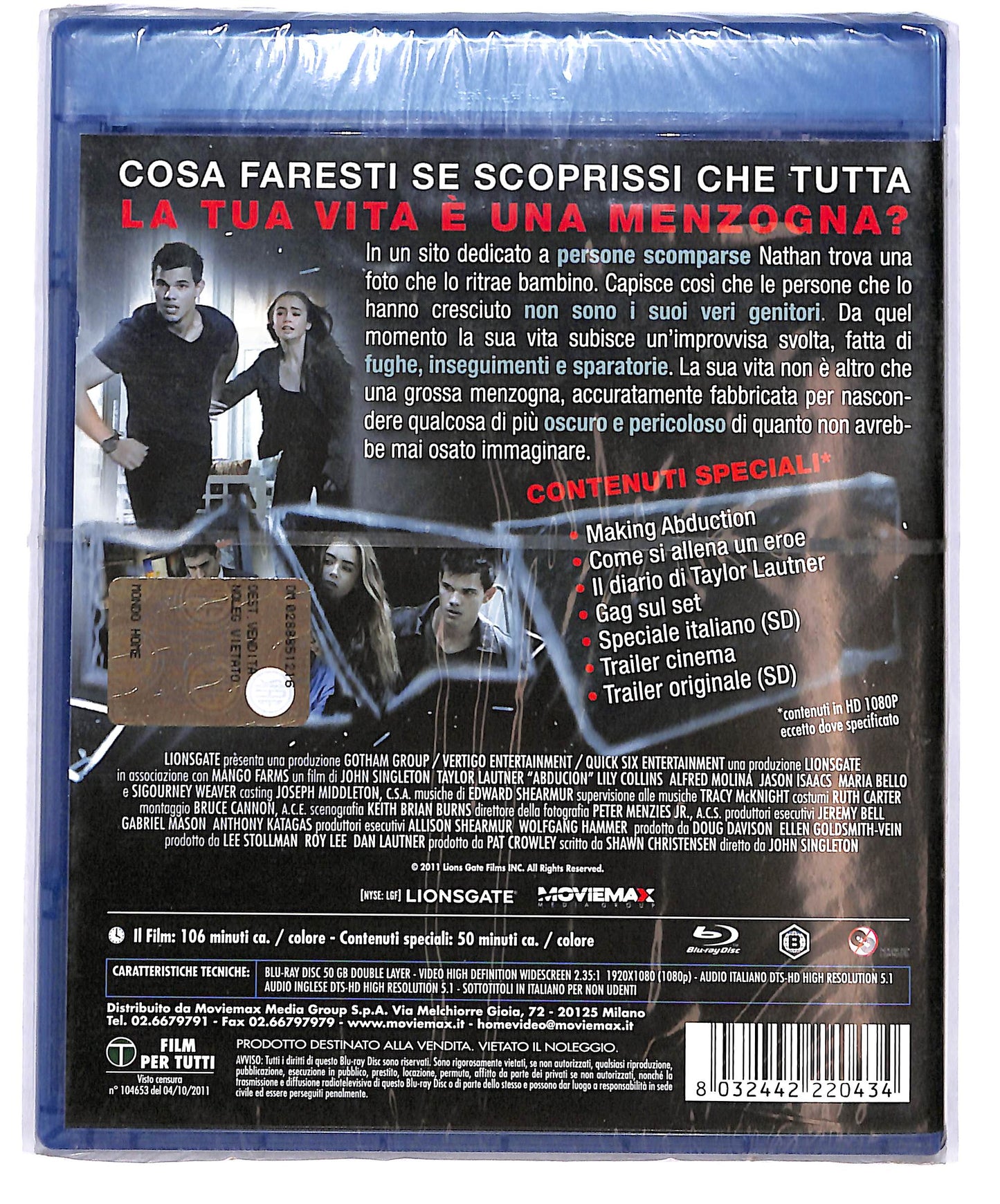 EBOND Abduction - Riprenditi la tua vita BLURAY D698238