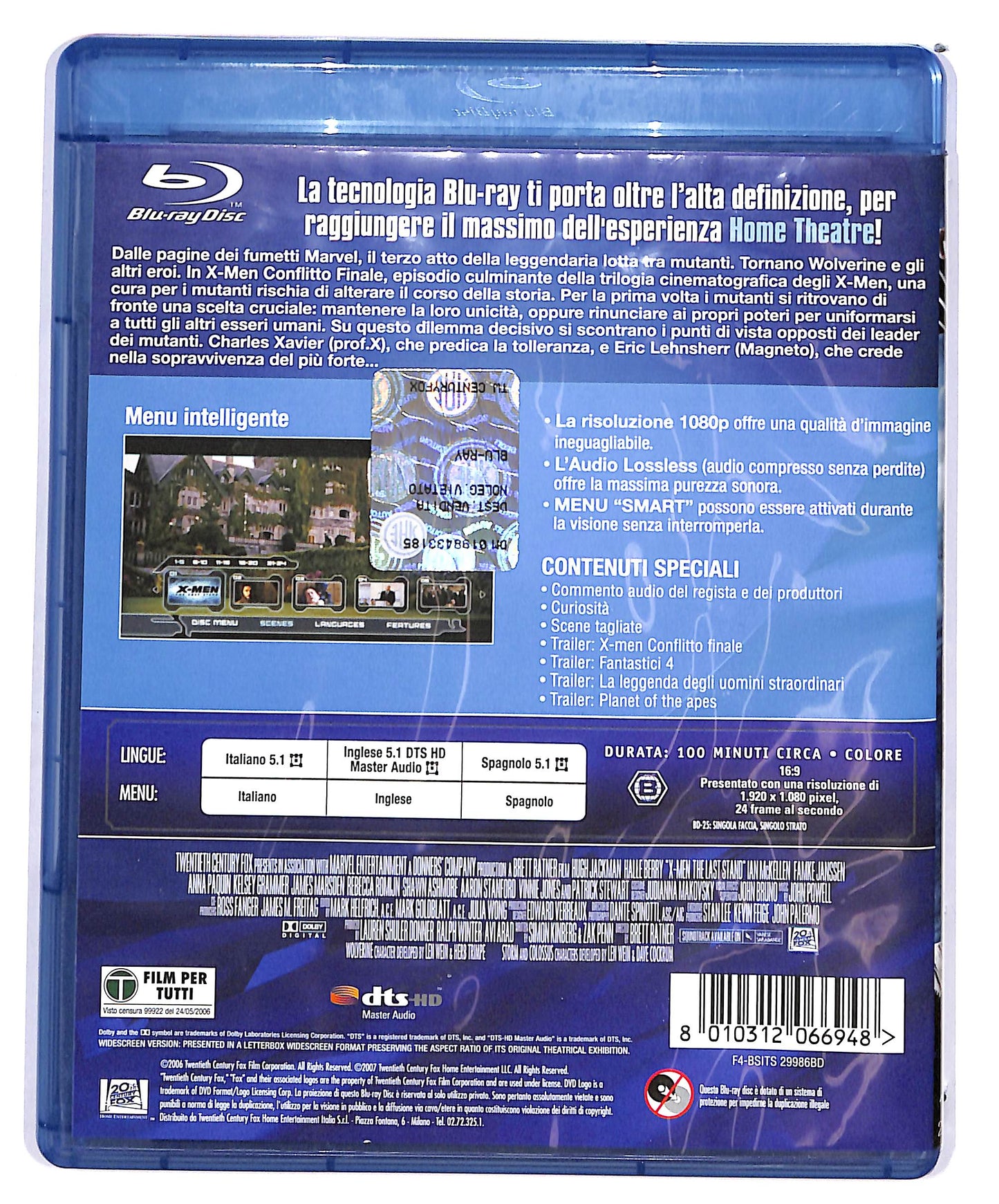 EBOND X-men conflitto finale BLURAY BLURAY D698247