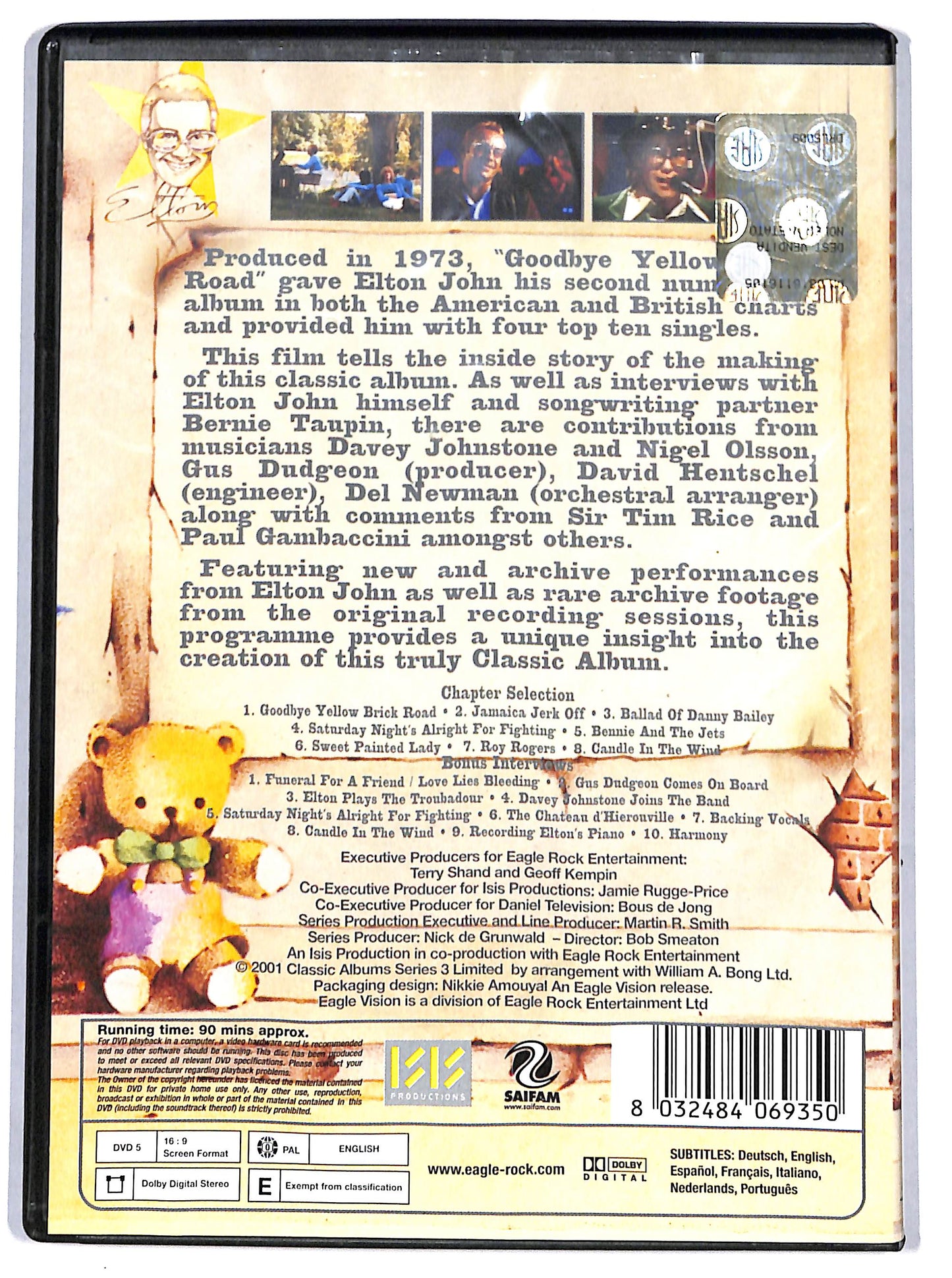 EBOND elton john - goodbye yellow brick road DVD D698310