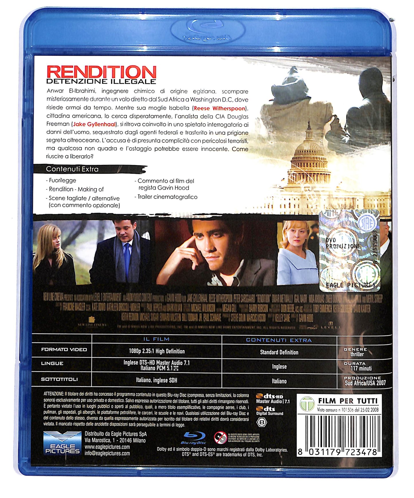 EBOND Rendition - Detenzione illegale BLURAY D698406