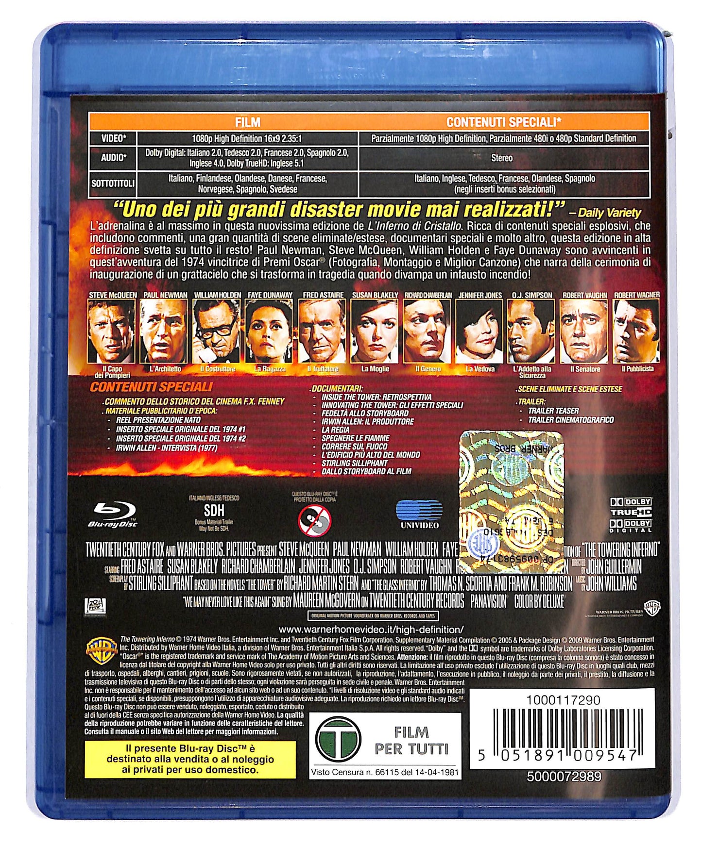 EBOND L'inferno di cristallo BLURAY D698439